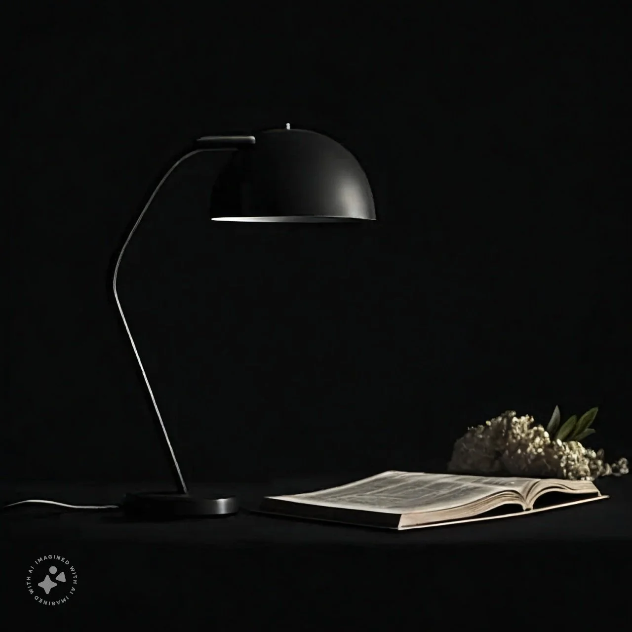 Minimalist-picture-of-a-lamp-and-a-book.-Black-background.jpeg
