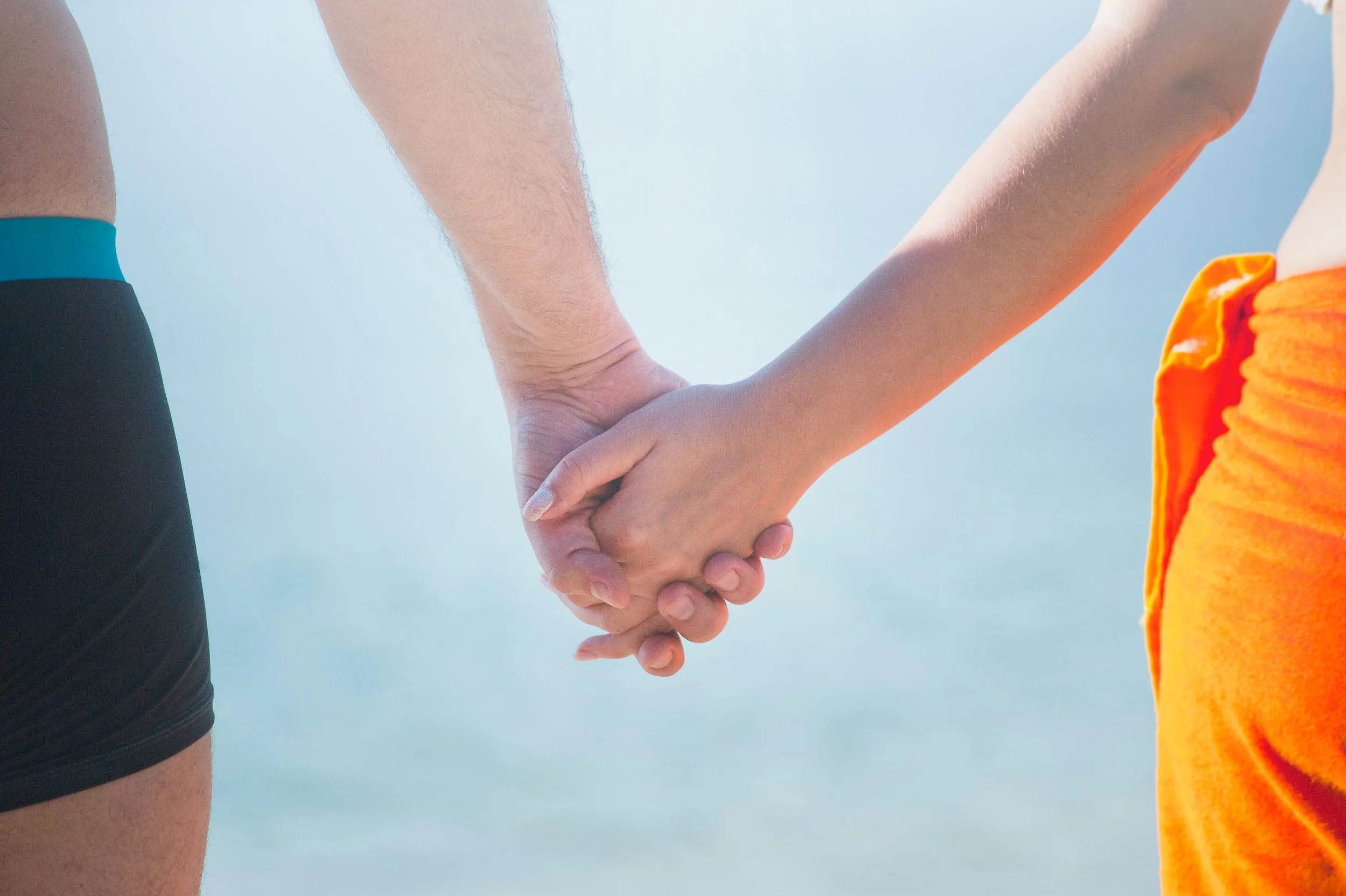 clasped hands