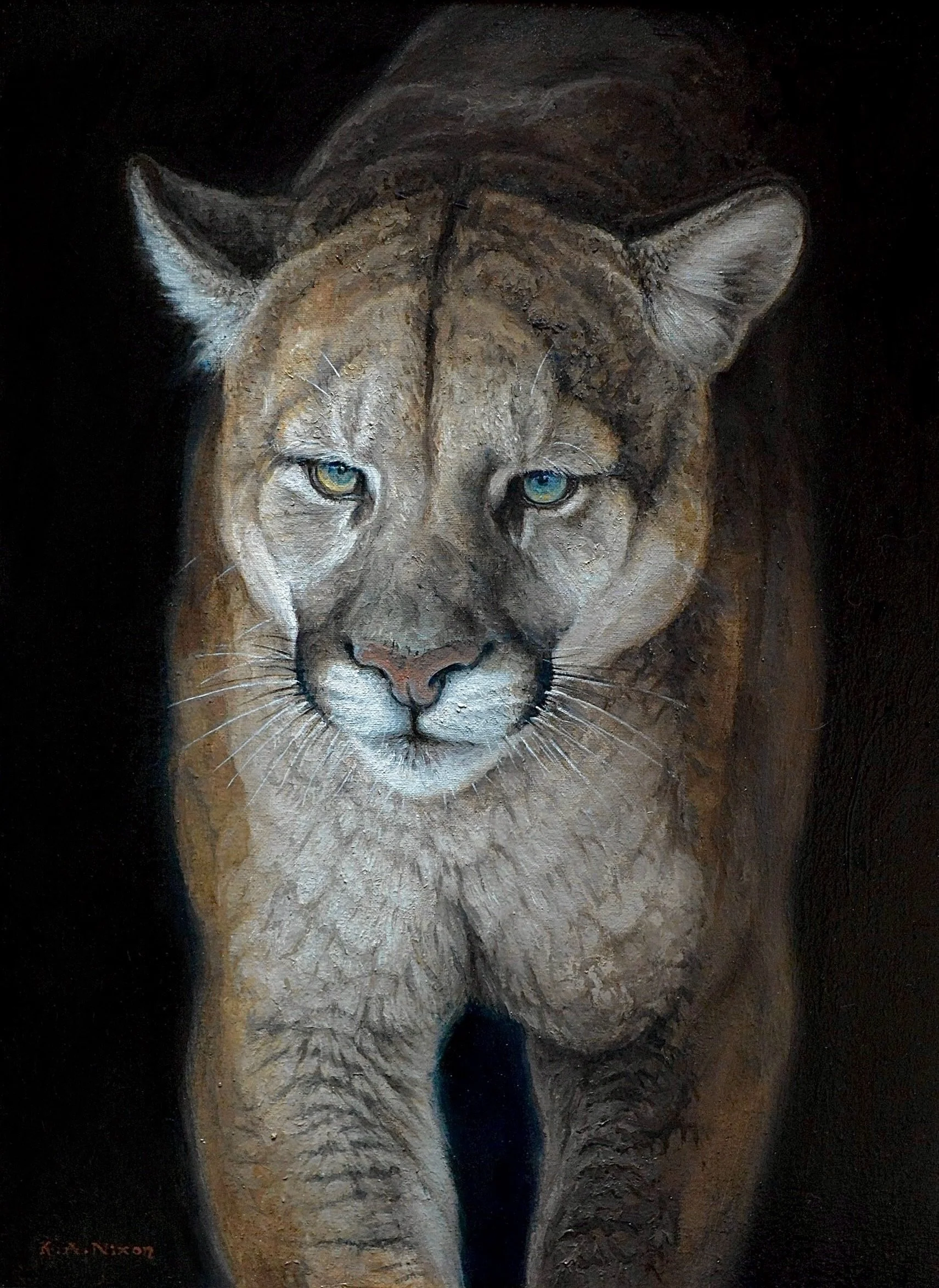 K Nixon 24 x 18 Heart of Stone Cougar.jpg