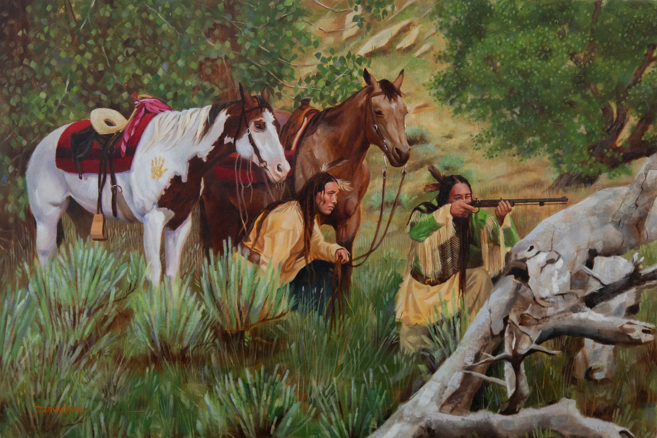 Cameron_Davidson_Brothers_on_the_Hunt_16x24.jpg