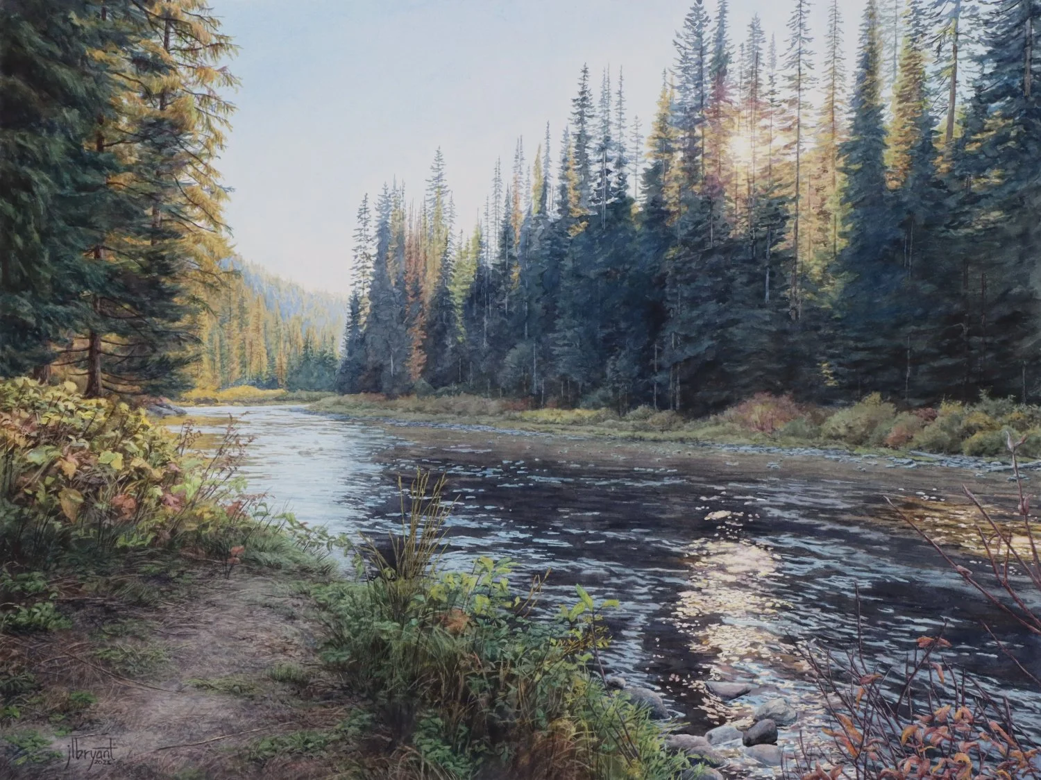 Jessica L Bryant - Afternoon Sun at Spruce Tree.jpg