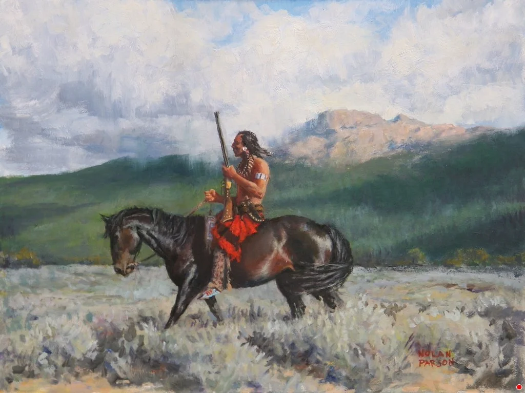 At One With His World ‐ Oil ‐ Panel.jpg