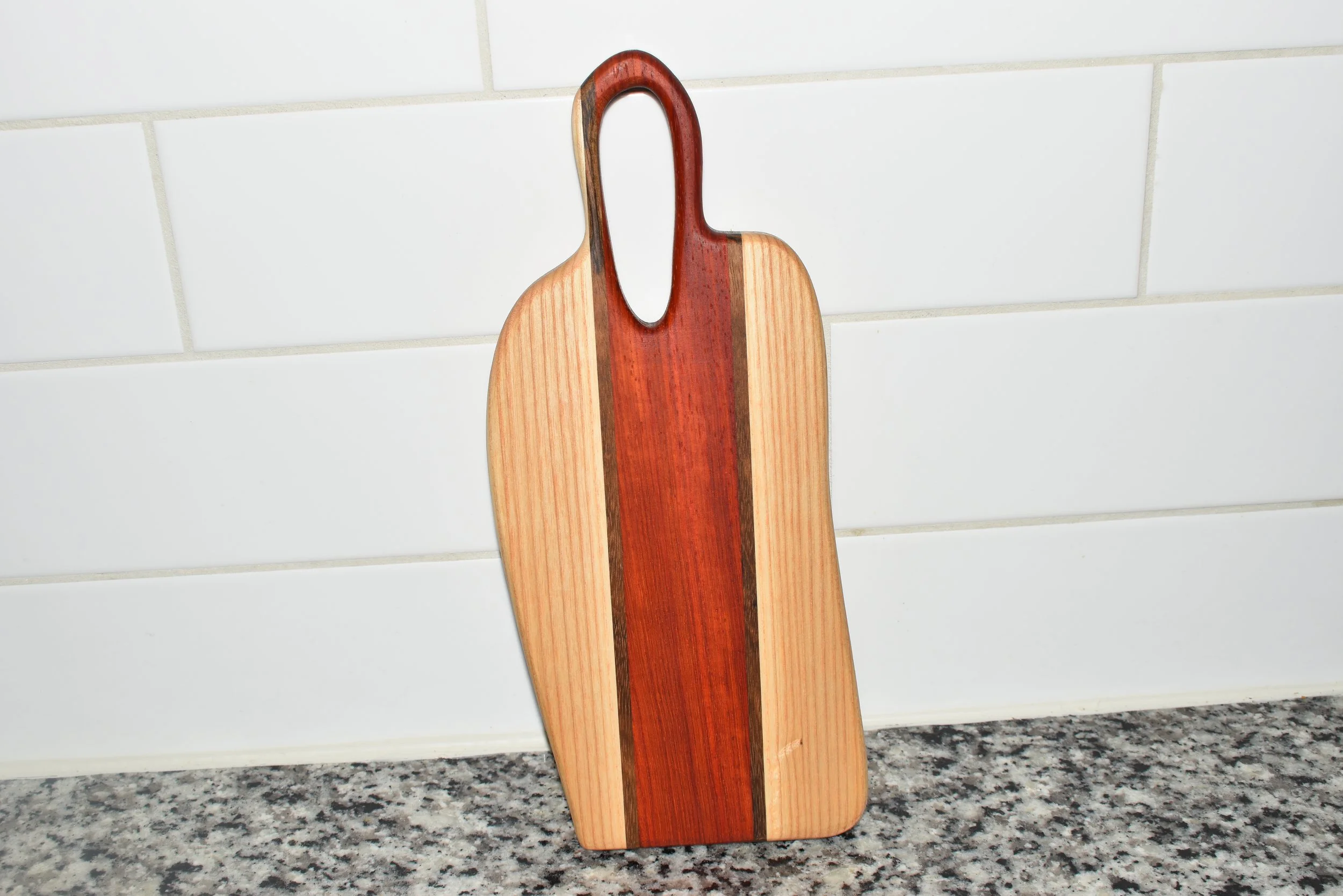 Charcuterie Board with loop handle — Compass Rose Creations