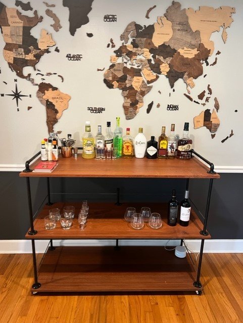 Leopard Wood Bar Cart 2.jpg