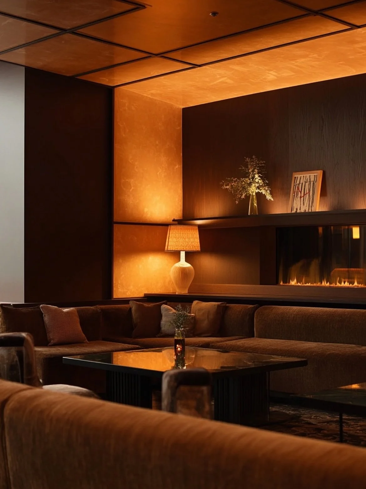 In love with this bar/lounge concept. Moody and sophisticated 🤎

Design by @itsignacioortega