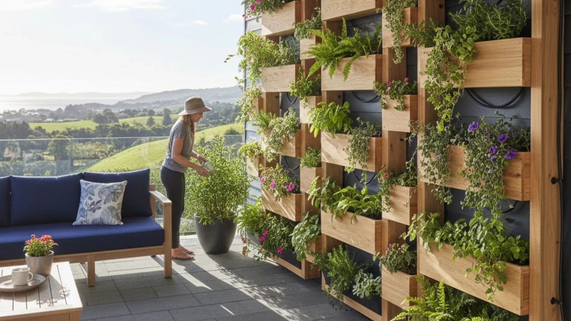 Small Space Solutions: Custom Vertical Planters for Nelson Patios