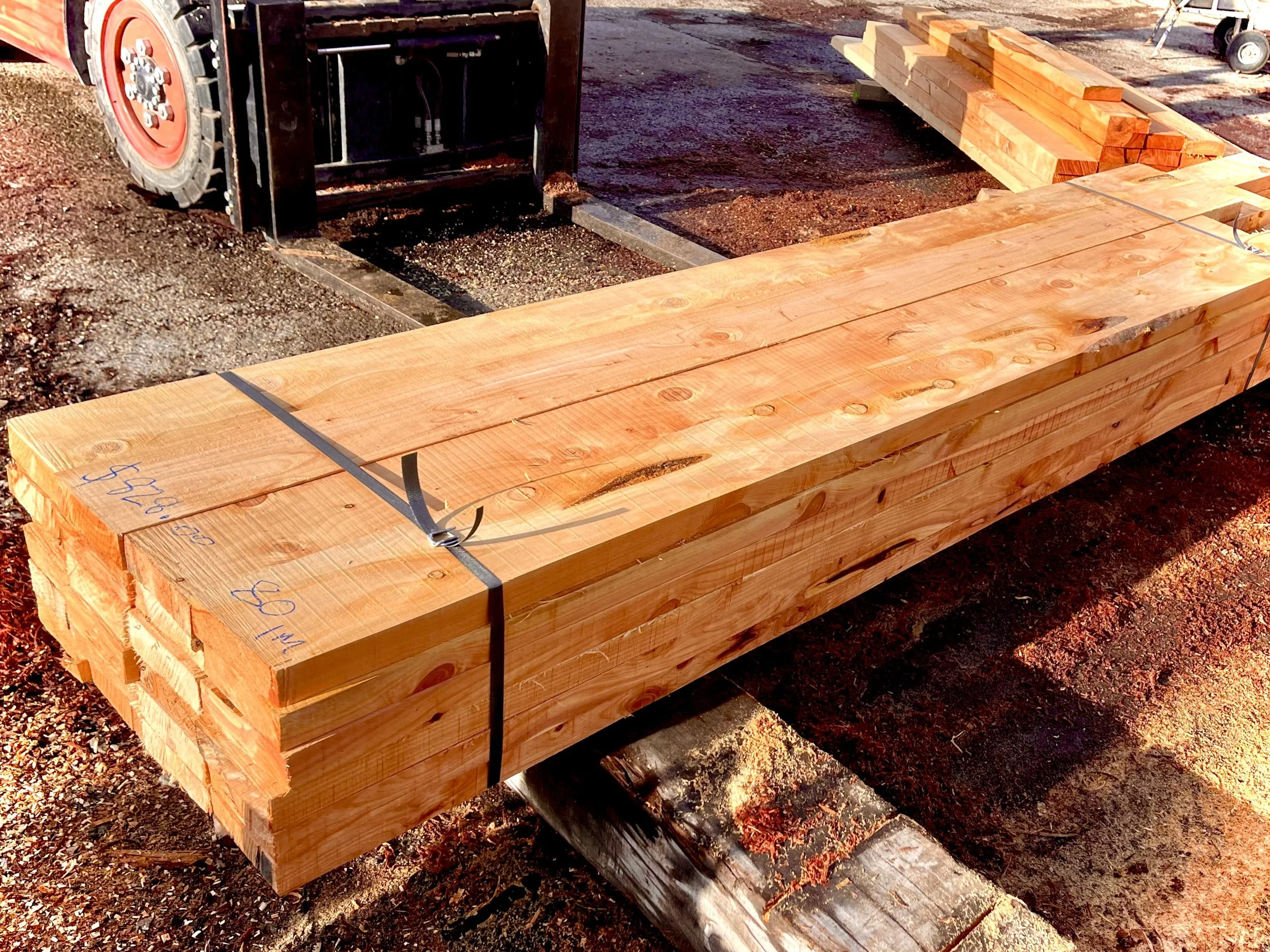 Macrocarpa 150 x 50 B grade.
 $10.35 per lineal metre.