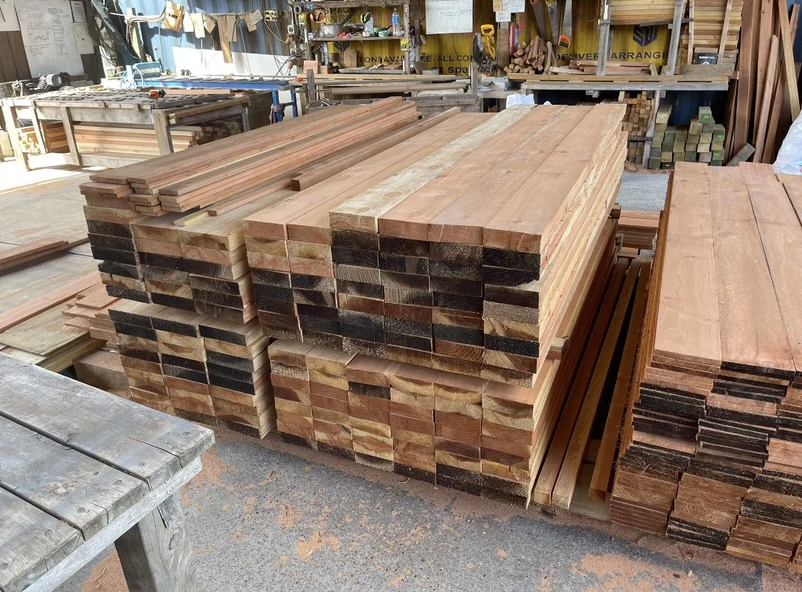 Redwood  100 x 50 
sap / heart mix -  $6.90 
 per lm