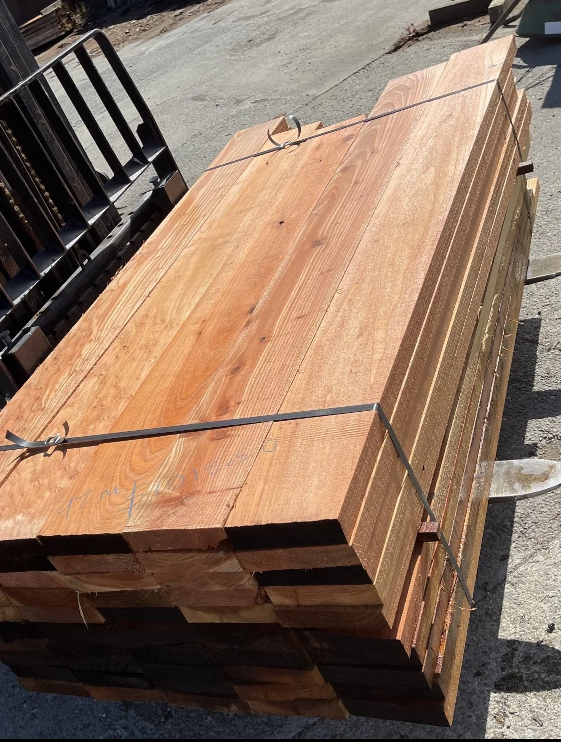 Macrocarpa 200 x 50mm building # 1, 2,  
 grade. mix.
$17.25 per lm.