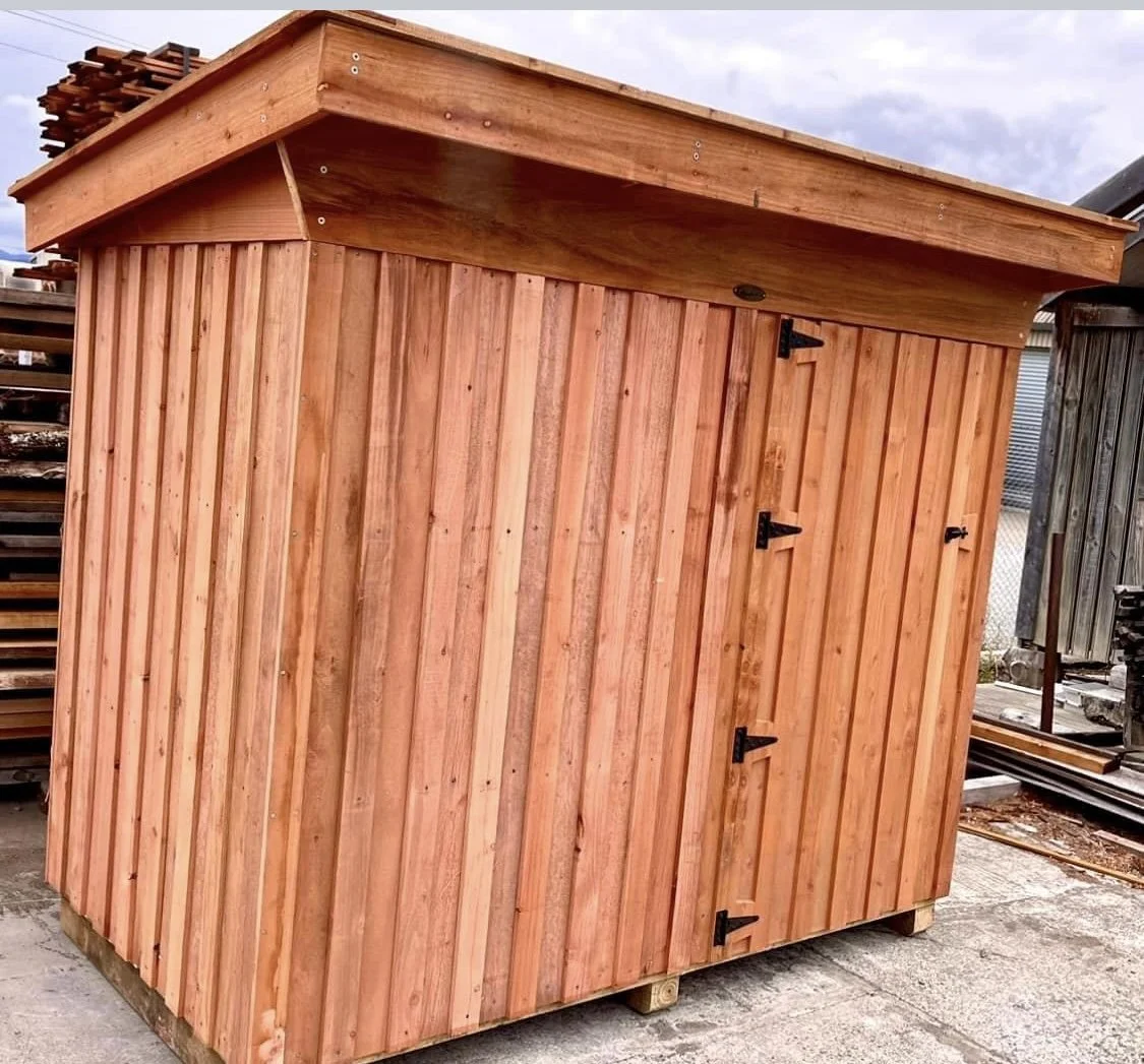 Small garden shed.
2.4m x 1.3m Shed Kit-Set $1942
Assembled $2168