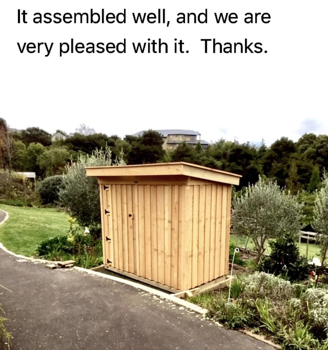 Plankville - Finished Products 2.4 x 1.3m Shed