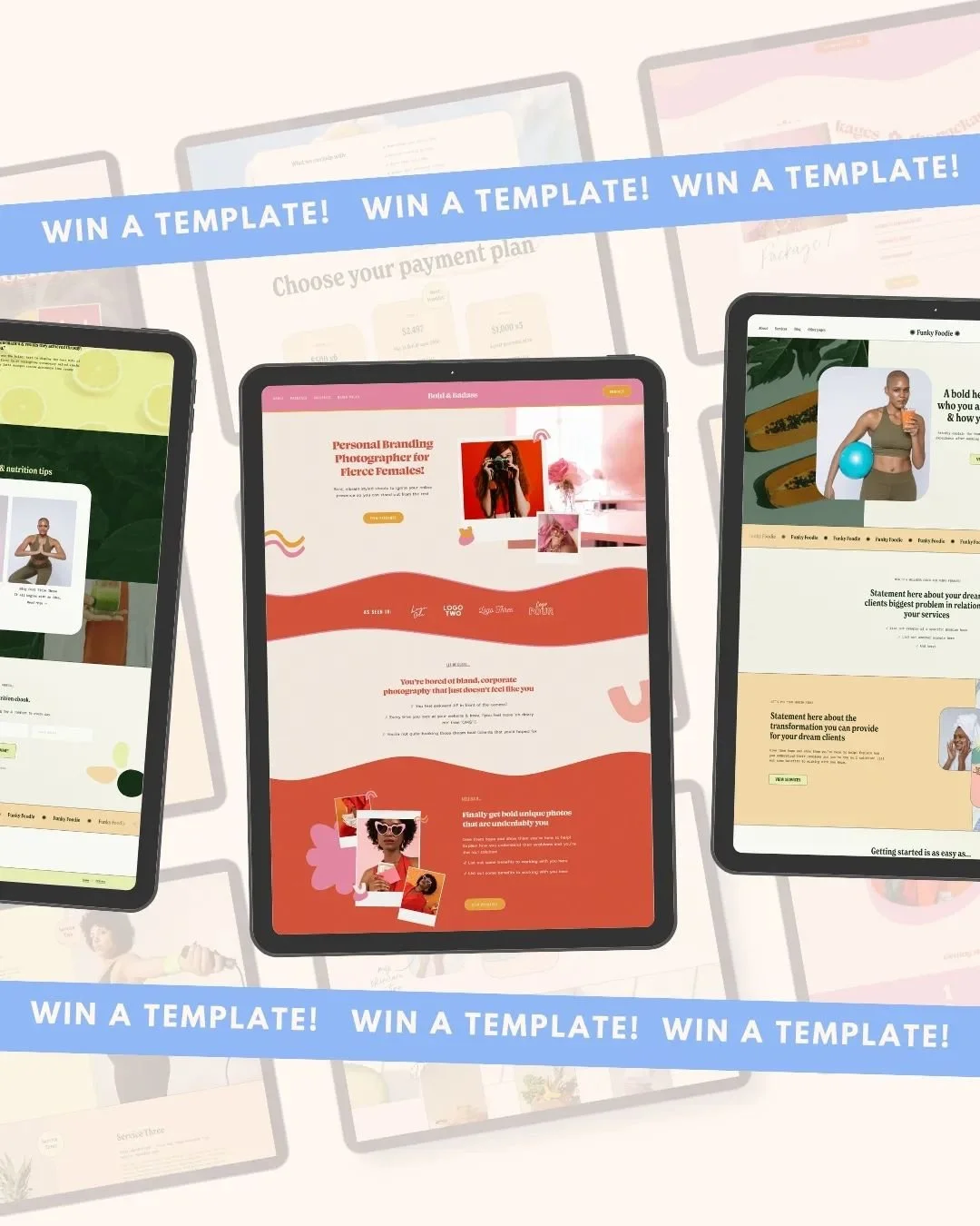 💻&nbsp;WIN&nbsp; A SQUARESPACE TEMPLATE (closing soon)&nbsp;⌛

✨&nbsp;I'm super excited to say the new &amp; improved website templates are launching NEXT WEEK!

✨&nbsp;I'm running a giveaway to celebrate the launch! ➡️ Sign up to the waitlist in th