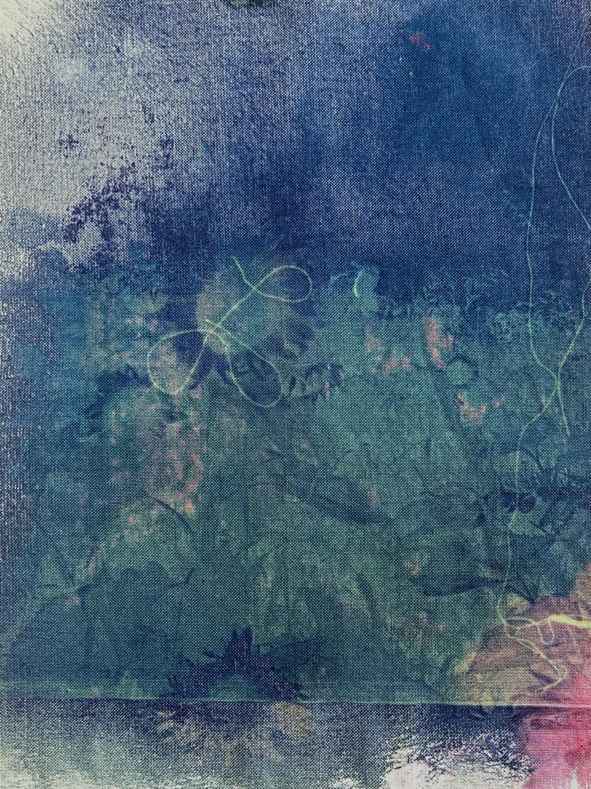 Testing a mix with of Cyanotype and solar fast #art #artist #photography #experimental