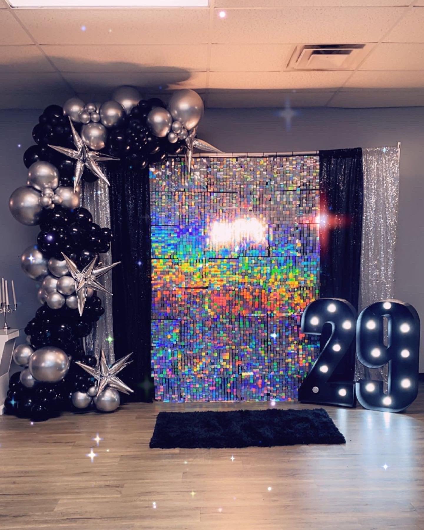 Shimmer wall