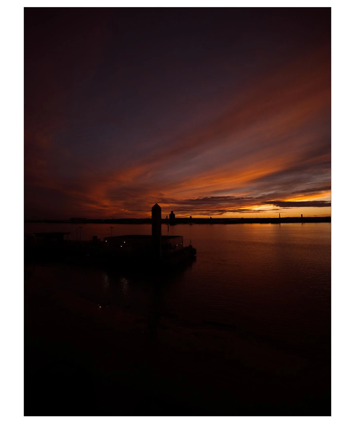 Tonight&rsquo;s sunset.