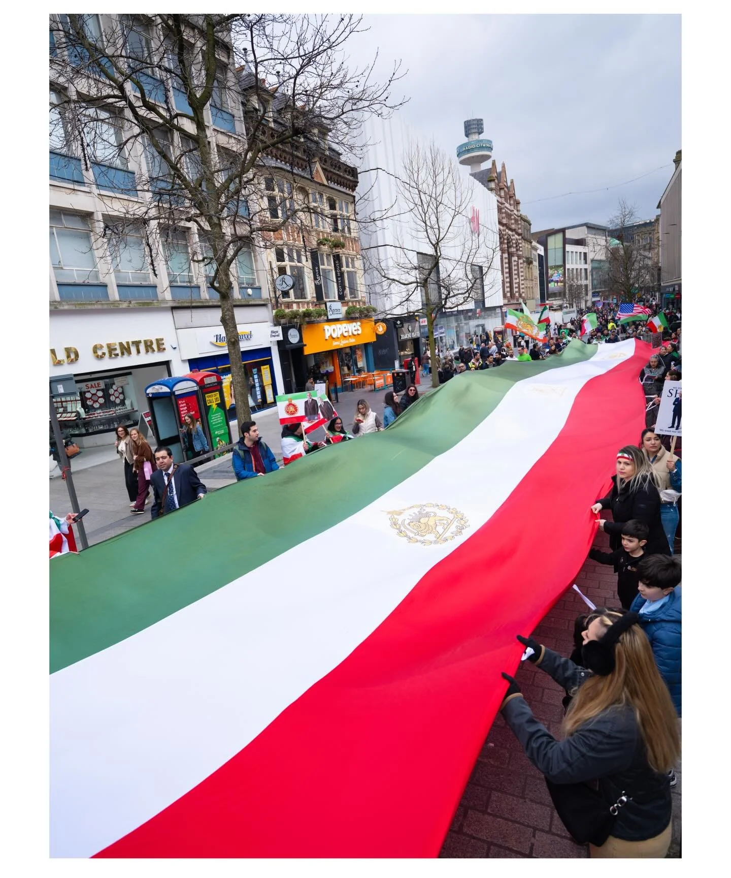 Free Iran march, Liverpool. 8.3.26