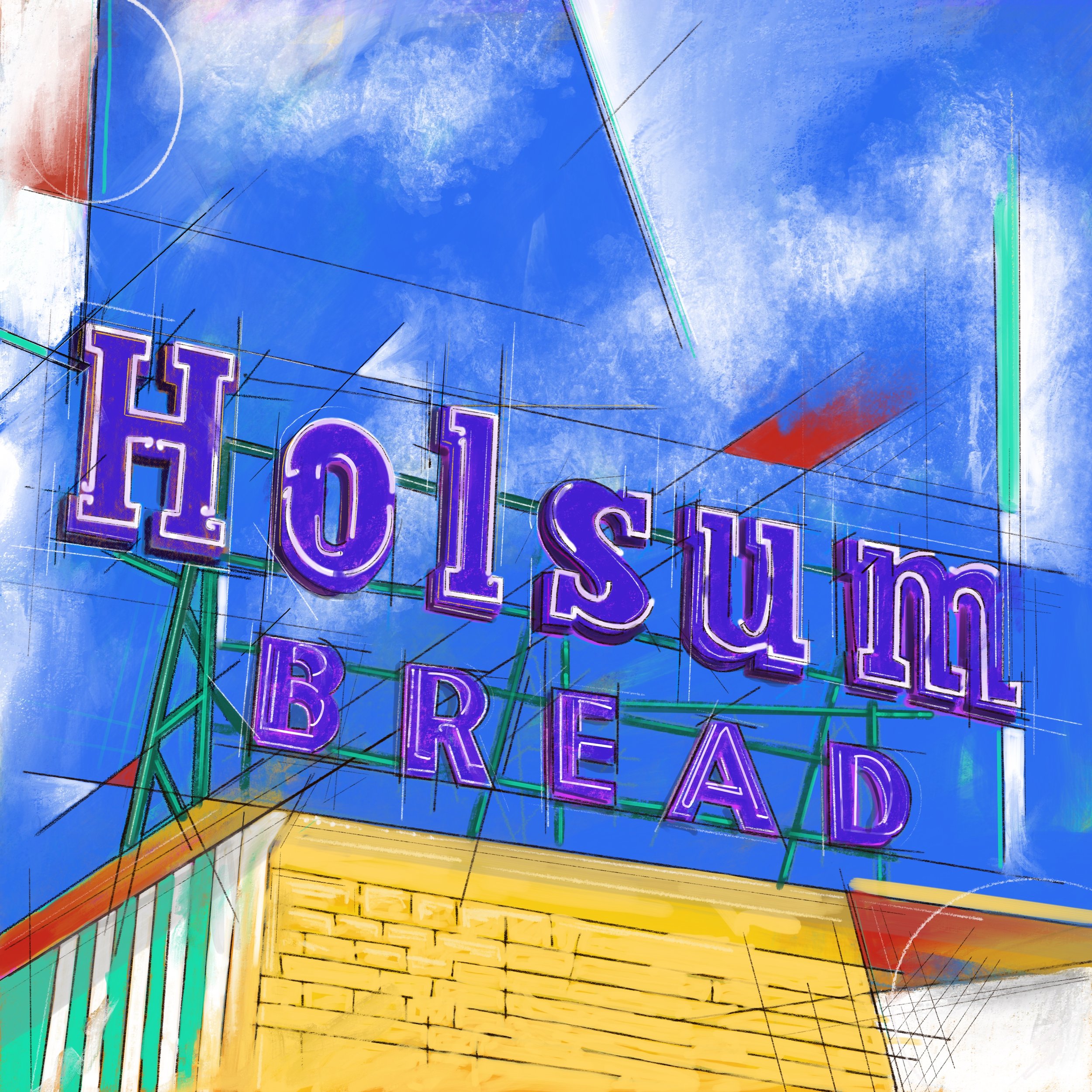 Holsum Bread Print