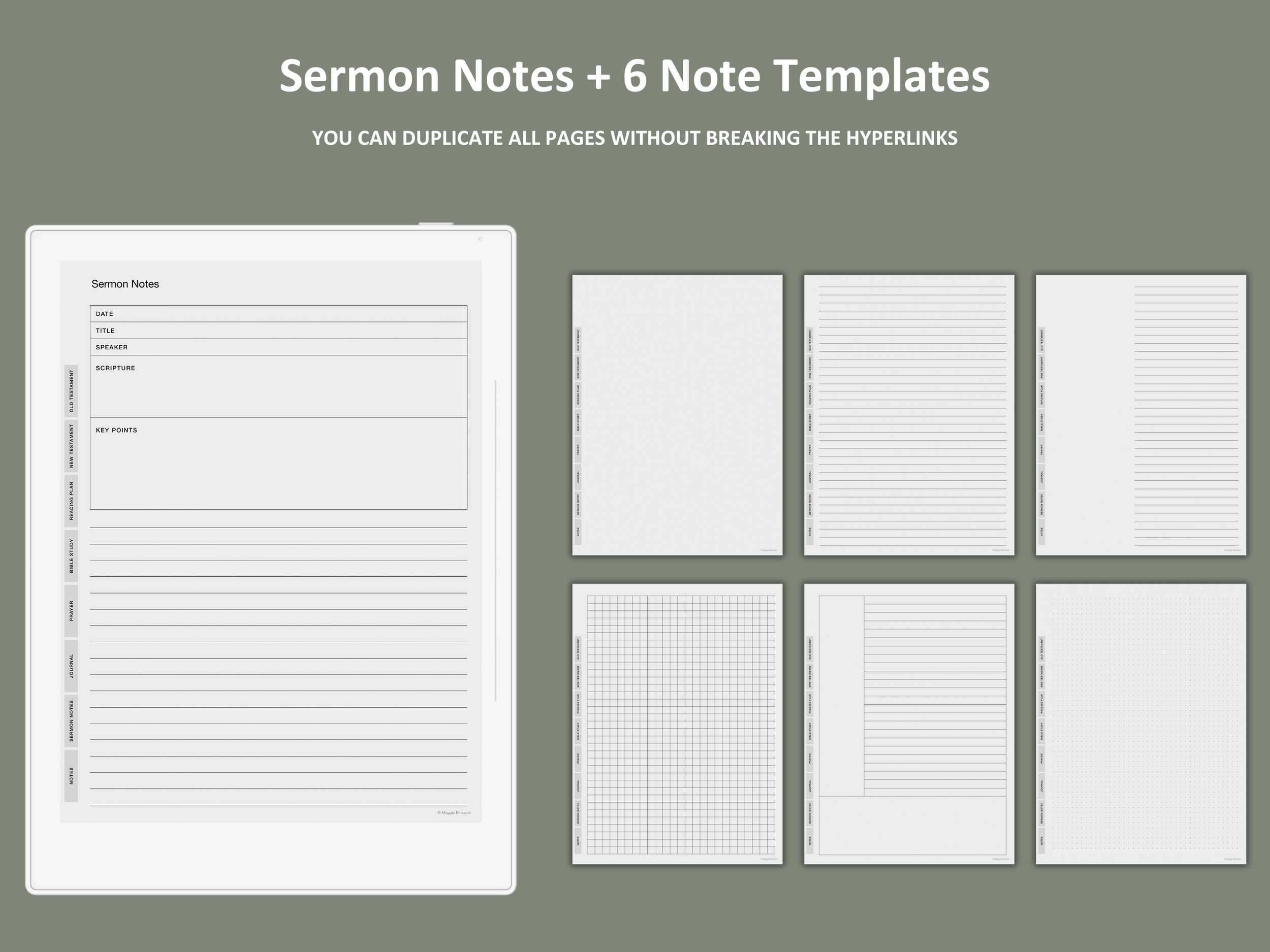 supernote bible study template
