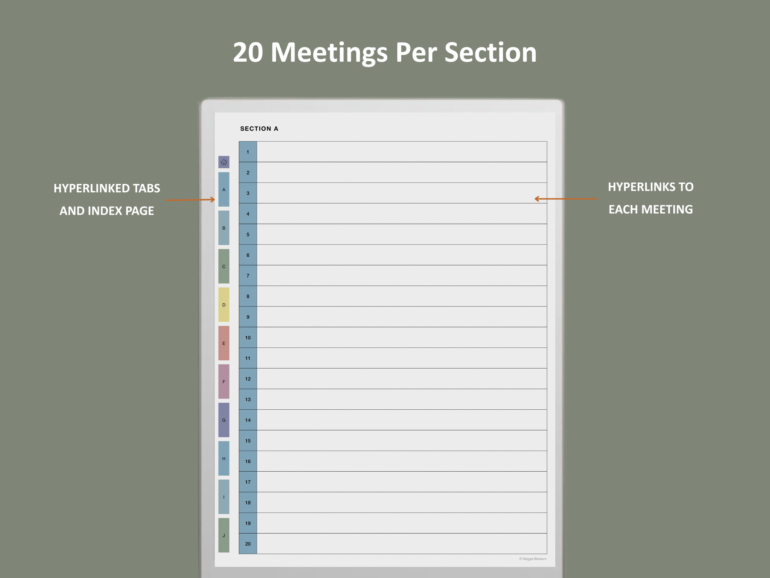 remarkable paper pro meeting notes template