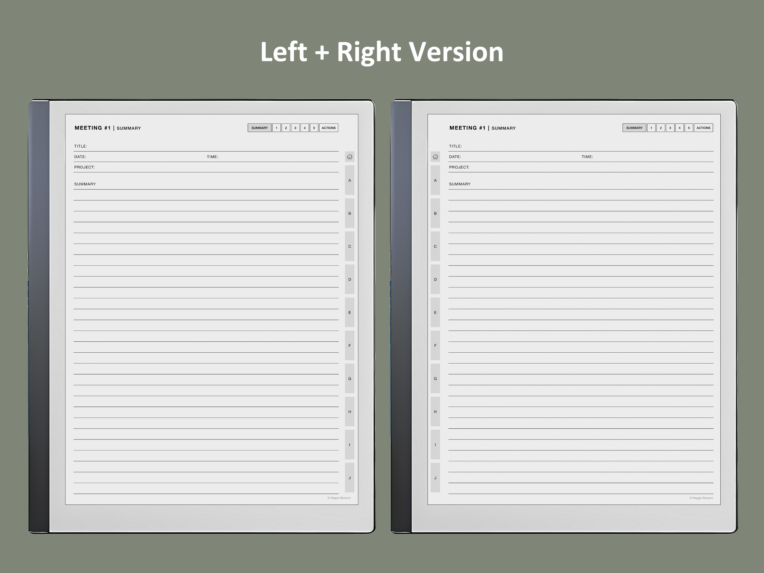 remarkable 2 meeting notes template
