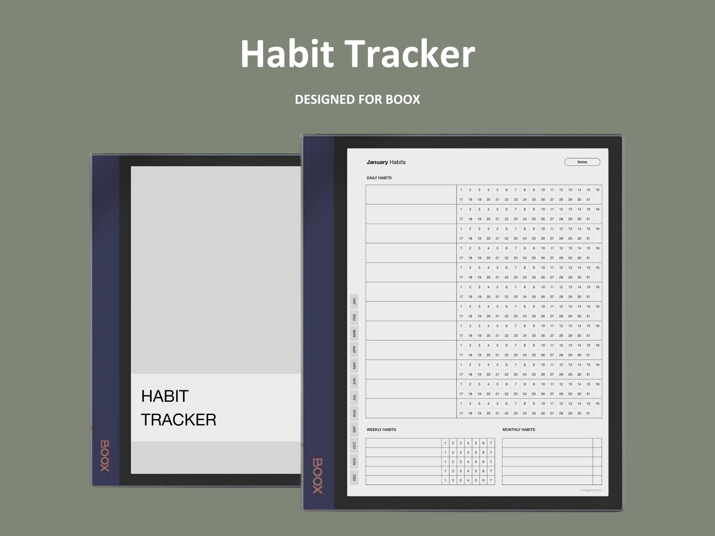 boox habit tracker