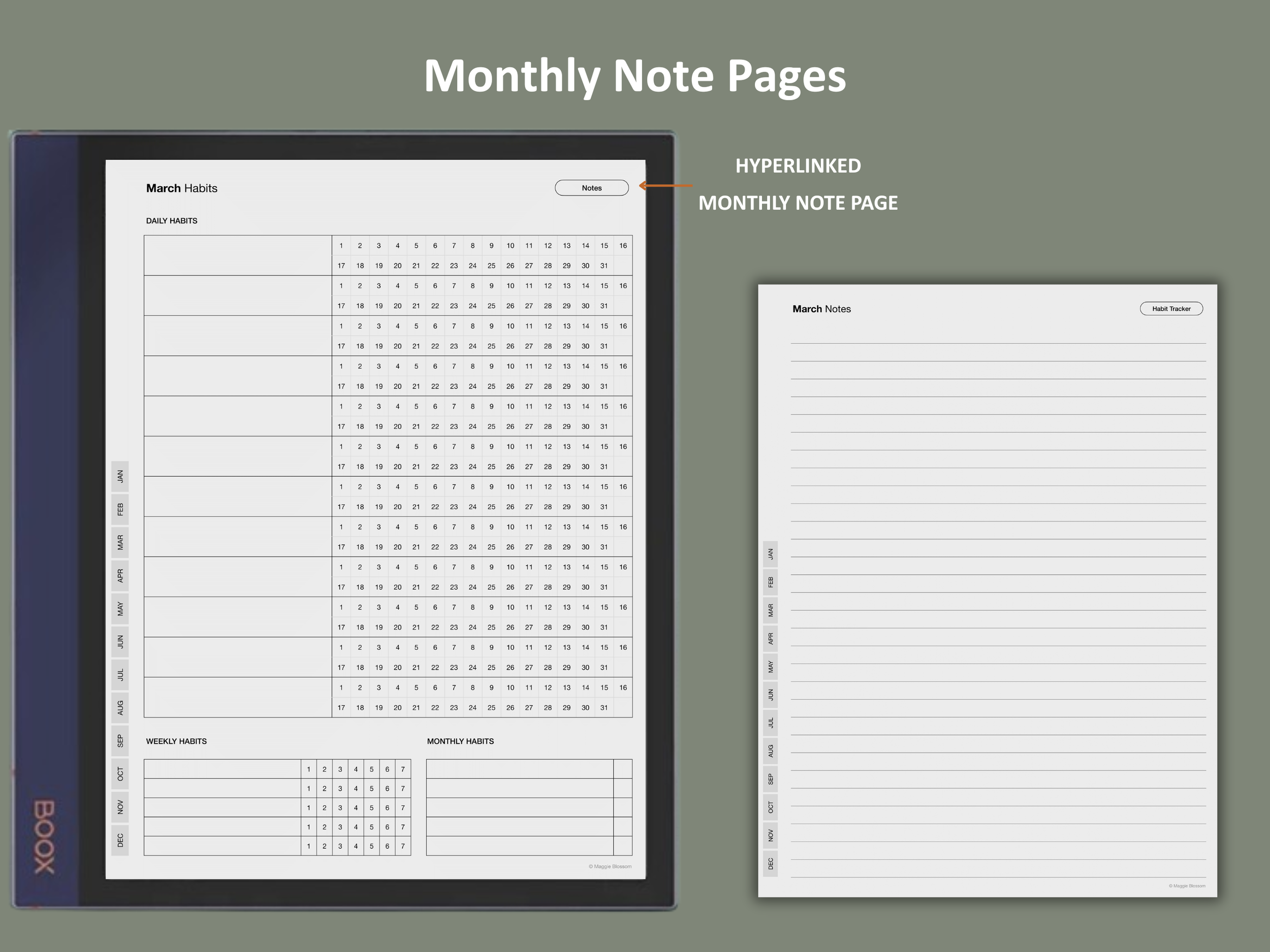 boox habit tracker