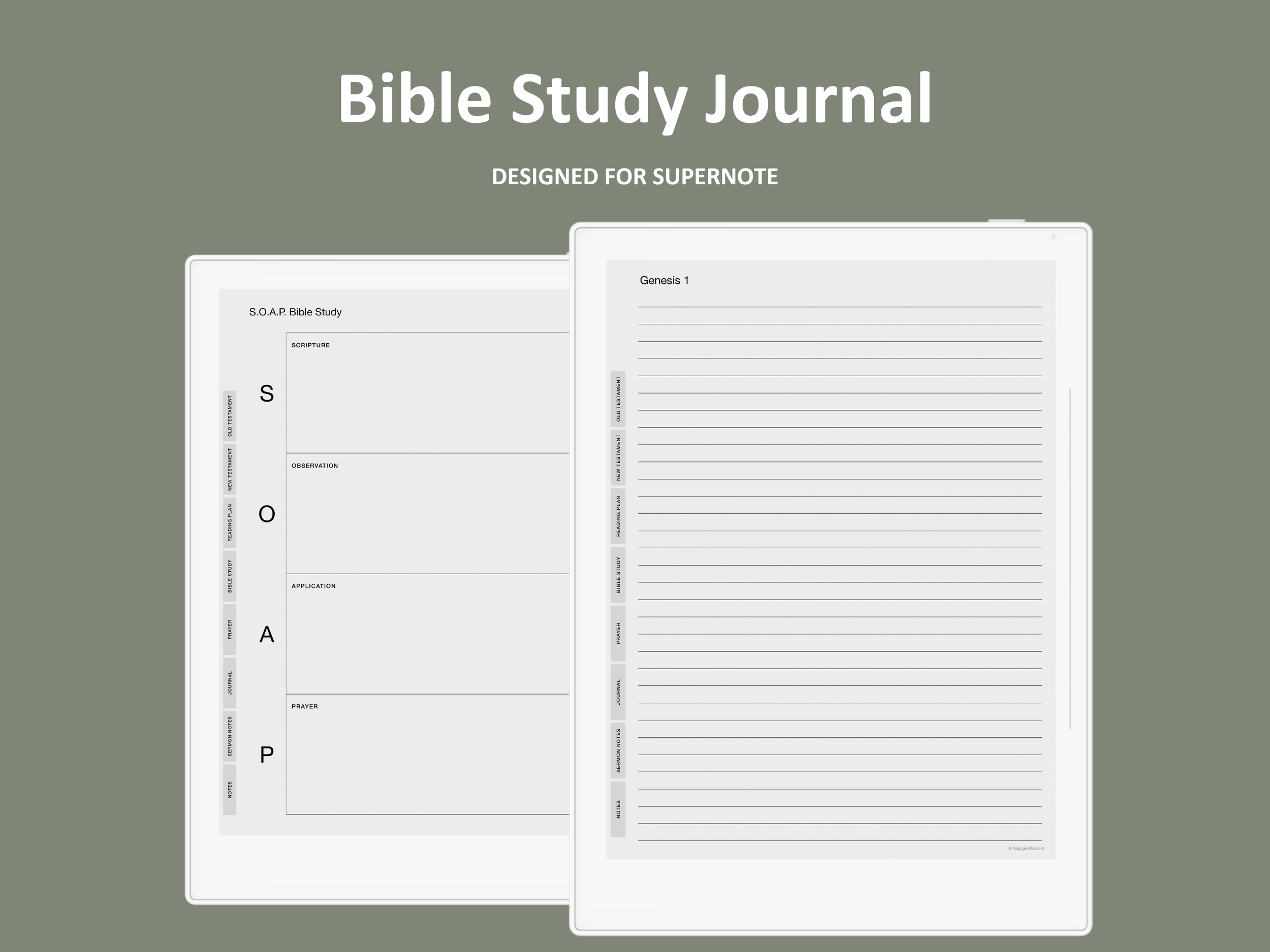supernote bible study template