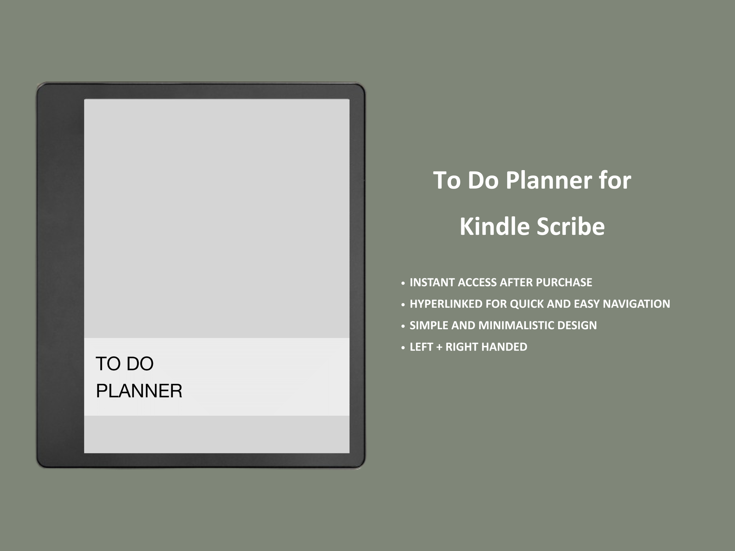 kindle scribe to do list