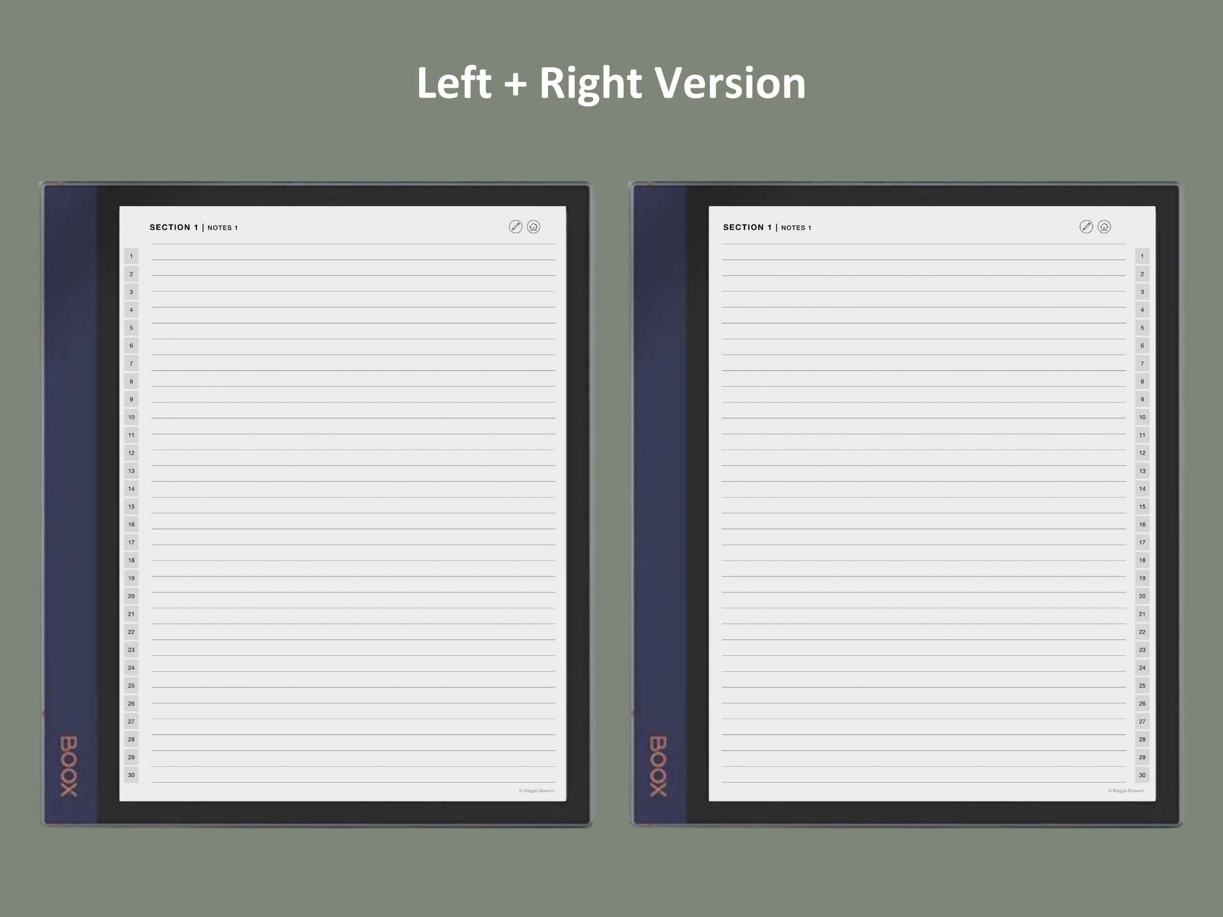boox notebook template