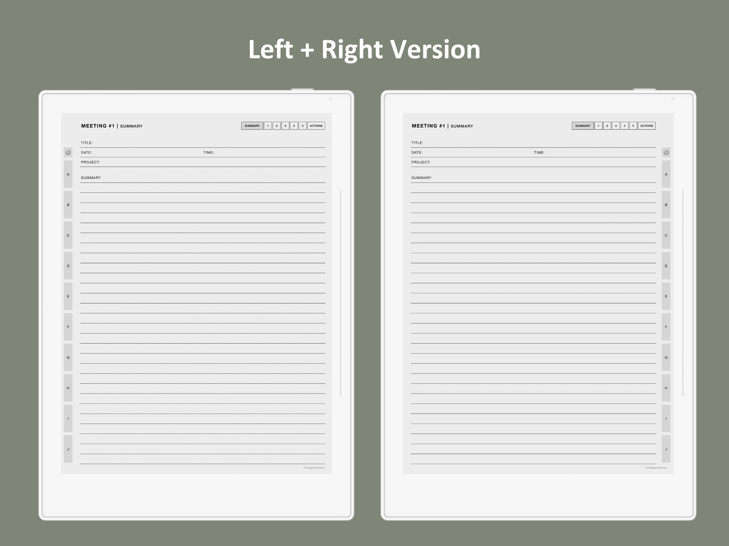supernote meeting notes template