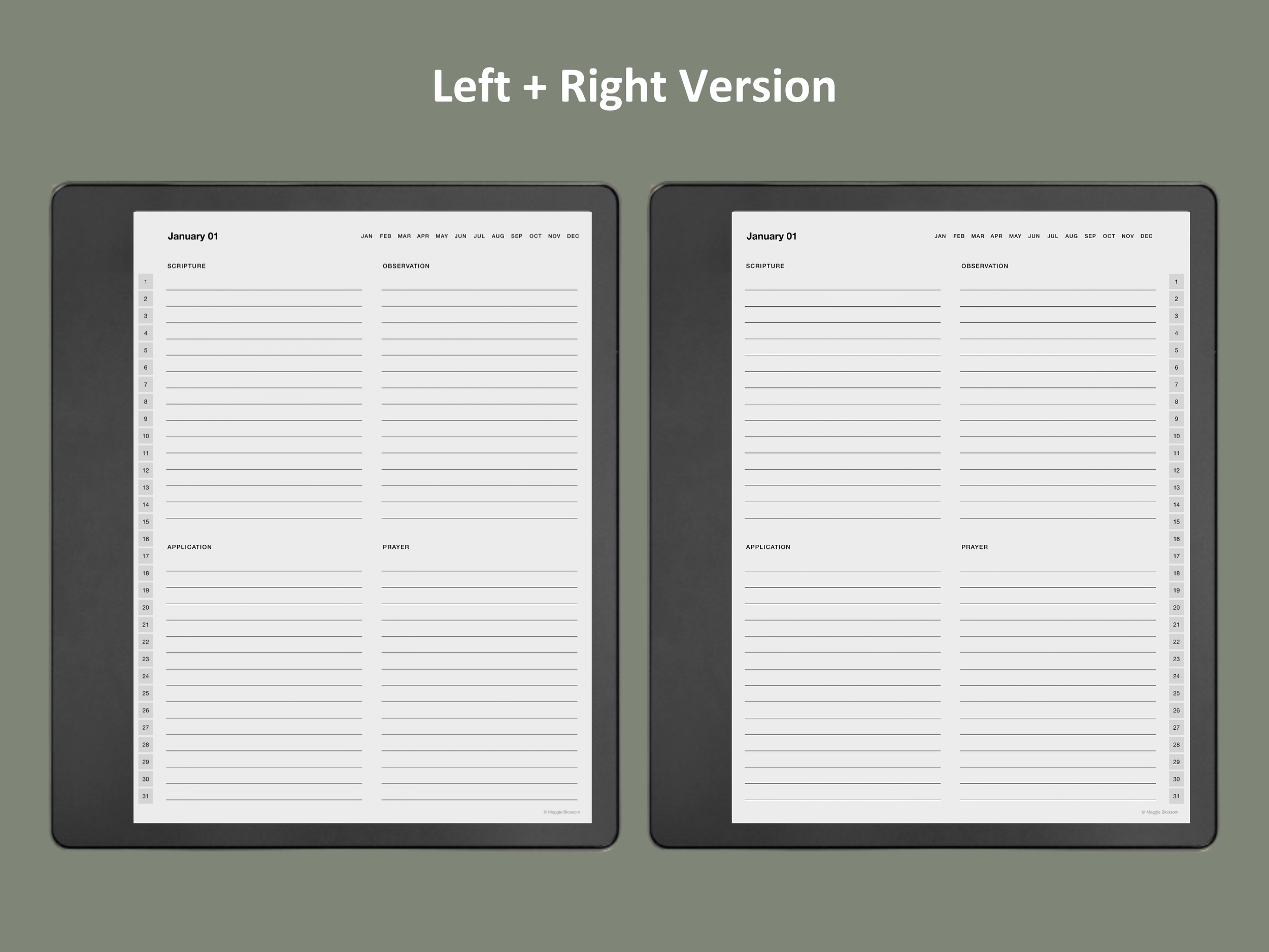 kindle scribe soap bible study template