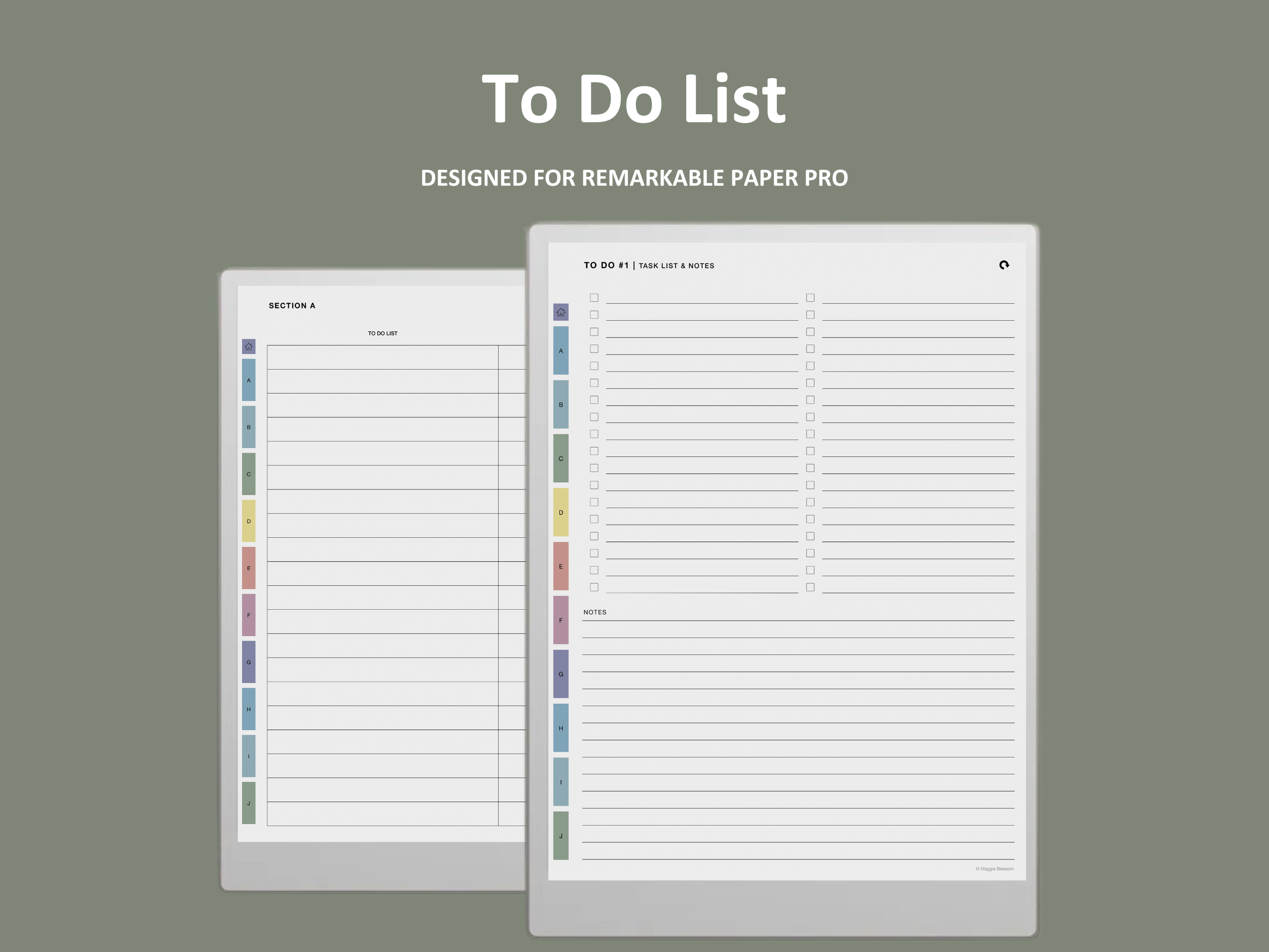 remarkable paper pro to do list