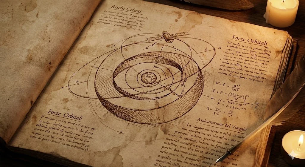 Modern system sketched in Leonardo's style — bridging 15th century and 2025