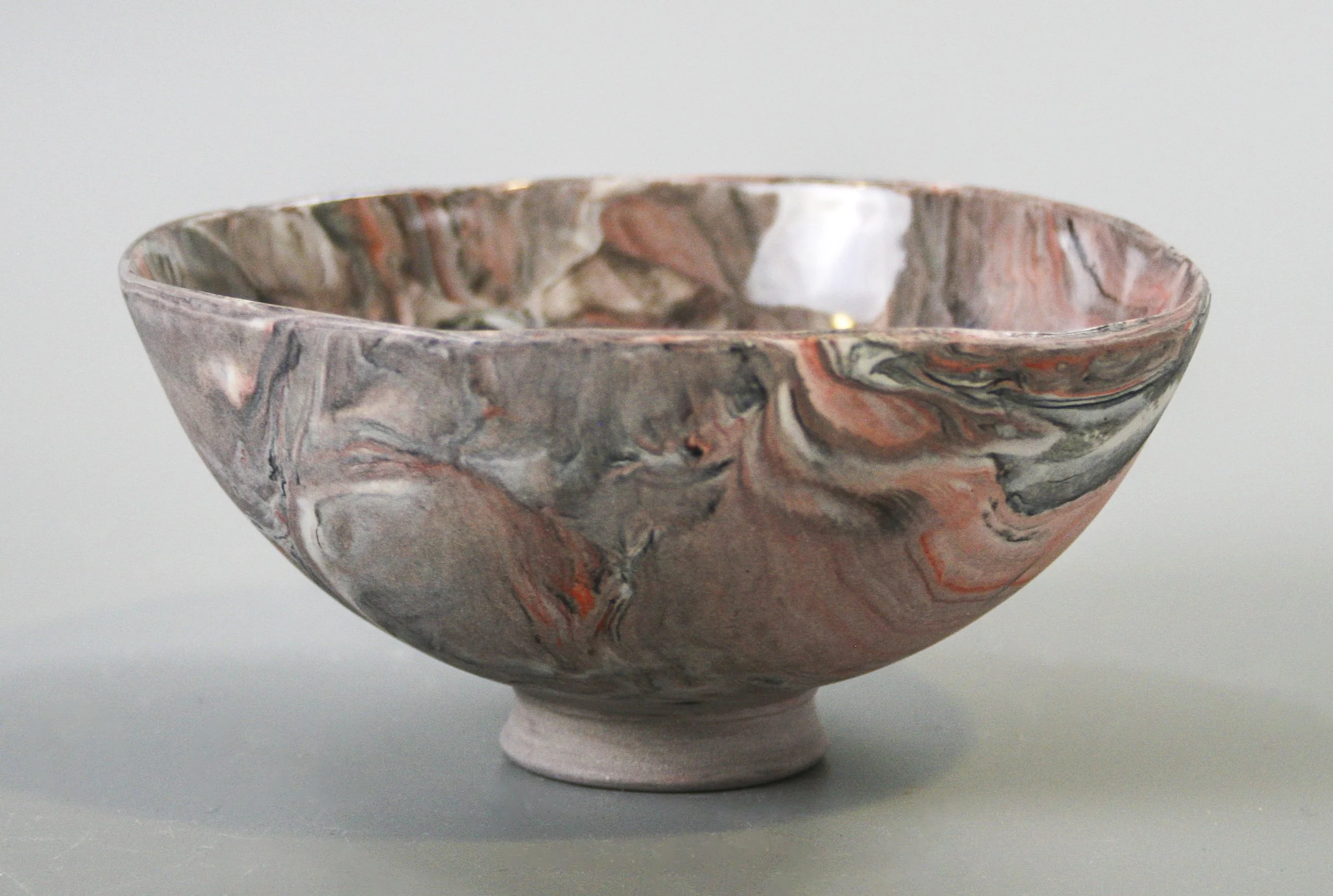Red & Black Marblized Bowl.jpg