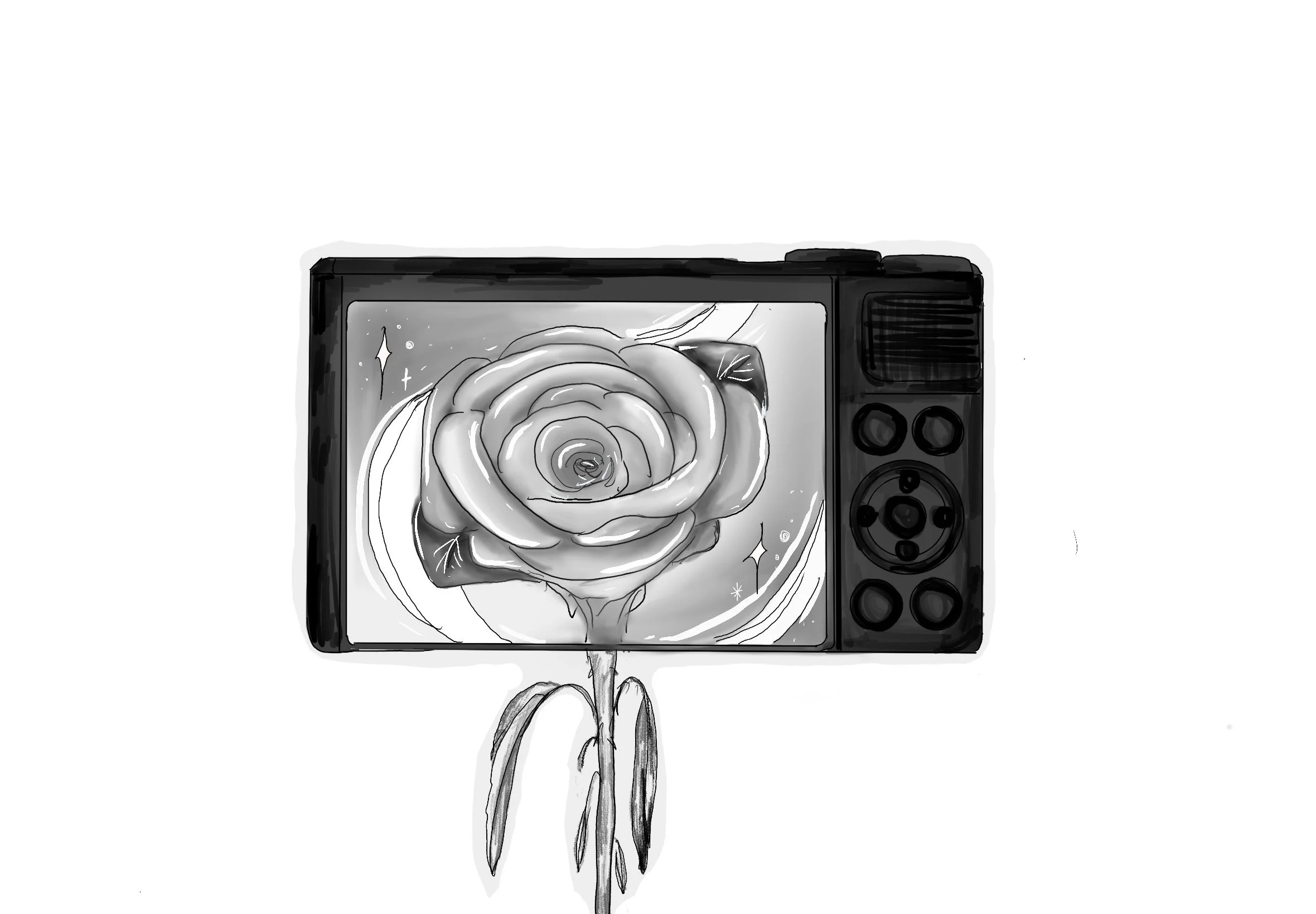 "The Aesthetics of Travel," procreate, 2025