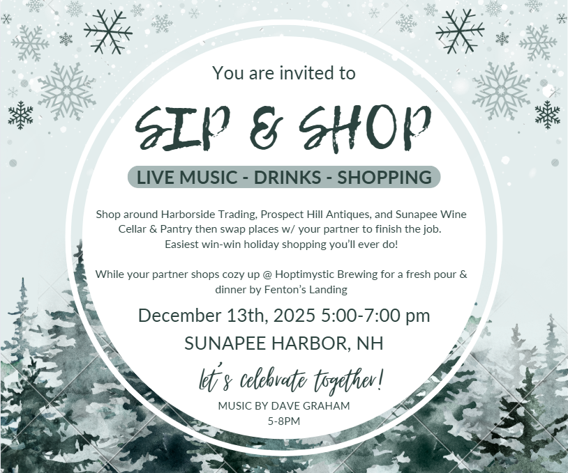 SUNAPEE - SIP &amp; SHOP