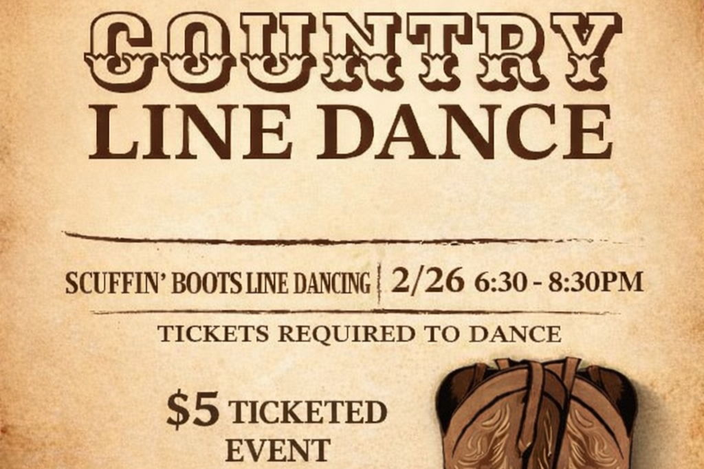 Scuffin’ Boots Line Dancing is BACK at Hoptimystic Brewing Sunapee! 🤠🍻