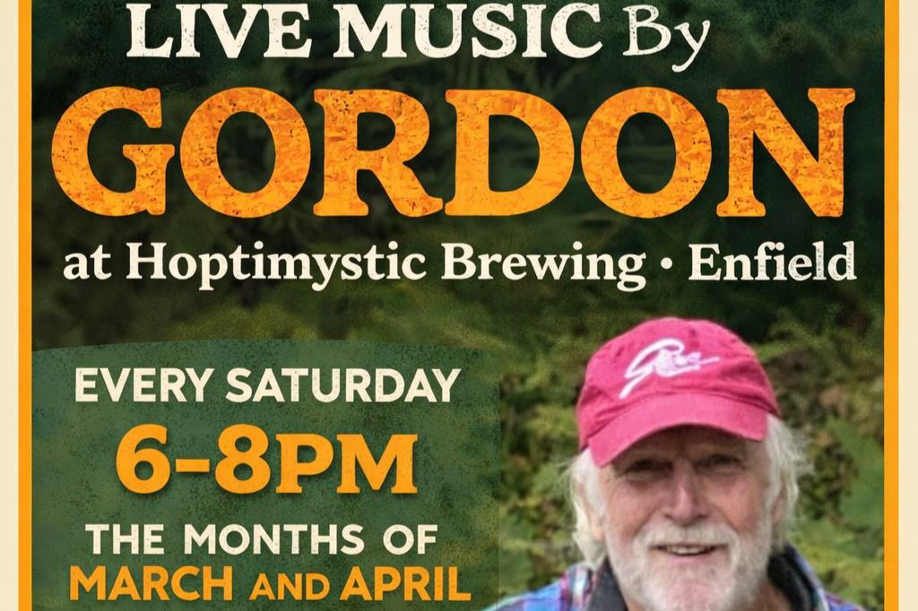 Live music by Gordon! ENFIELD 3/21
