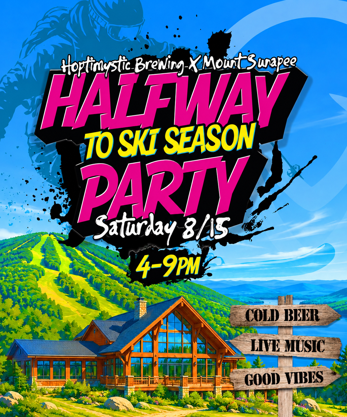 Halfway to ski season 8/15 SUNAPEE