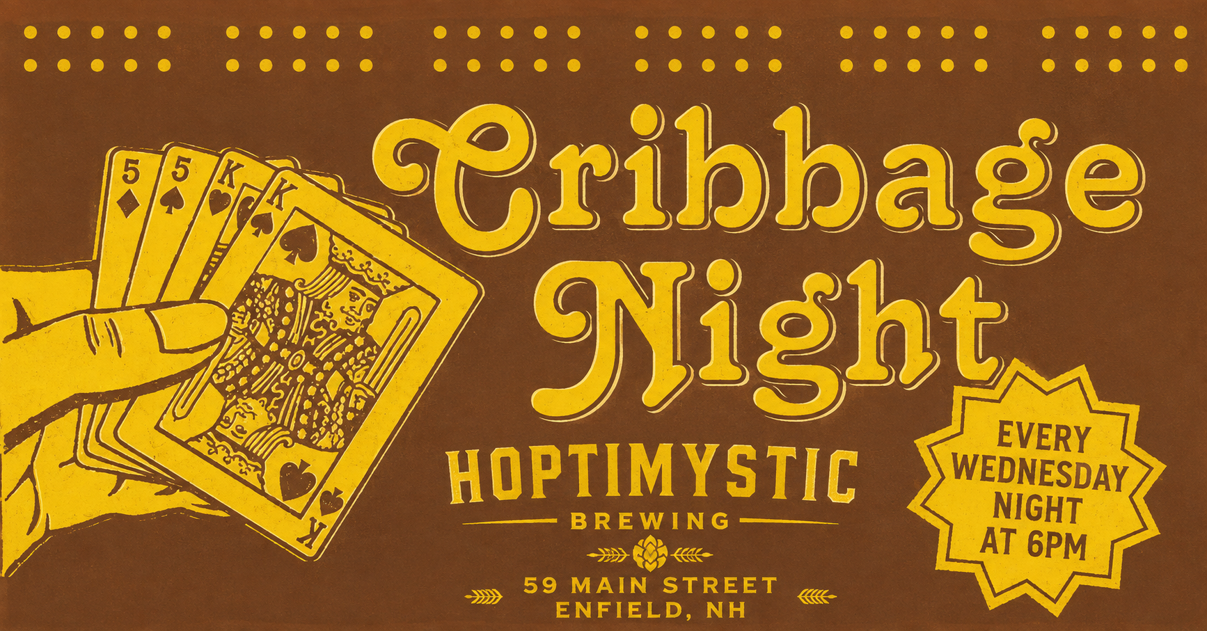 Cribbage NIght ENFIELD 9/16