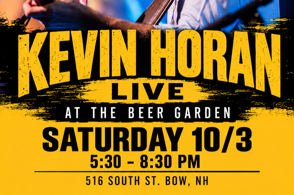 Kevin Horan LIVE at the Bow Beer Garden 10/3