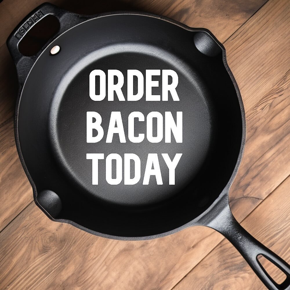 Pre-order your bacon now to be sure you don&rsquo;t miss out. We&rsquo;ll have it sliced and ready for pickup. Shoot us a message or call the store on 604 885 8555.