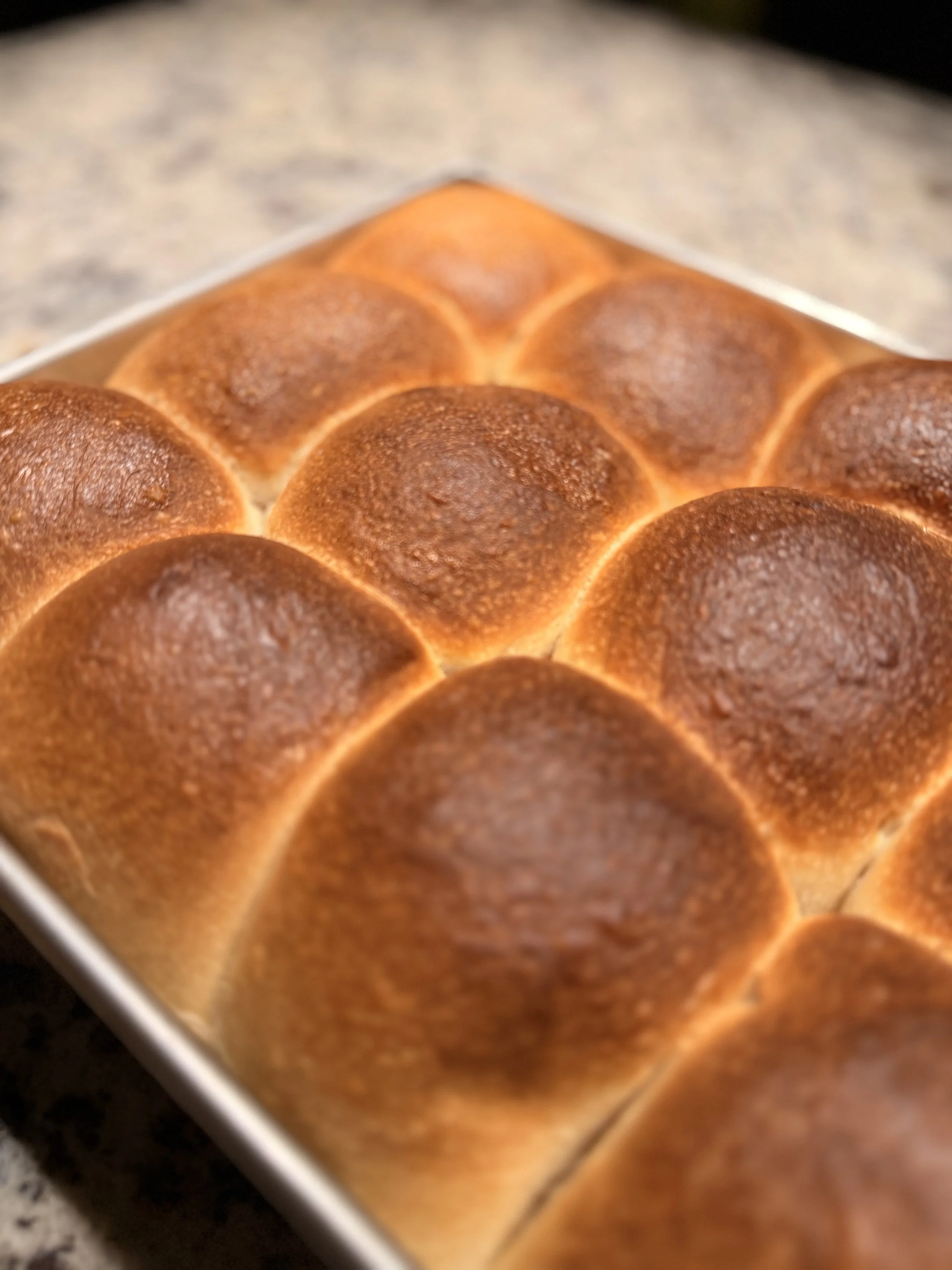 Sourdough Brioche Dinner Rolls