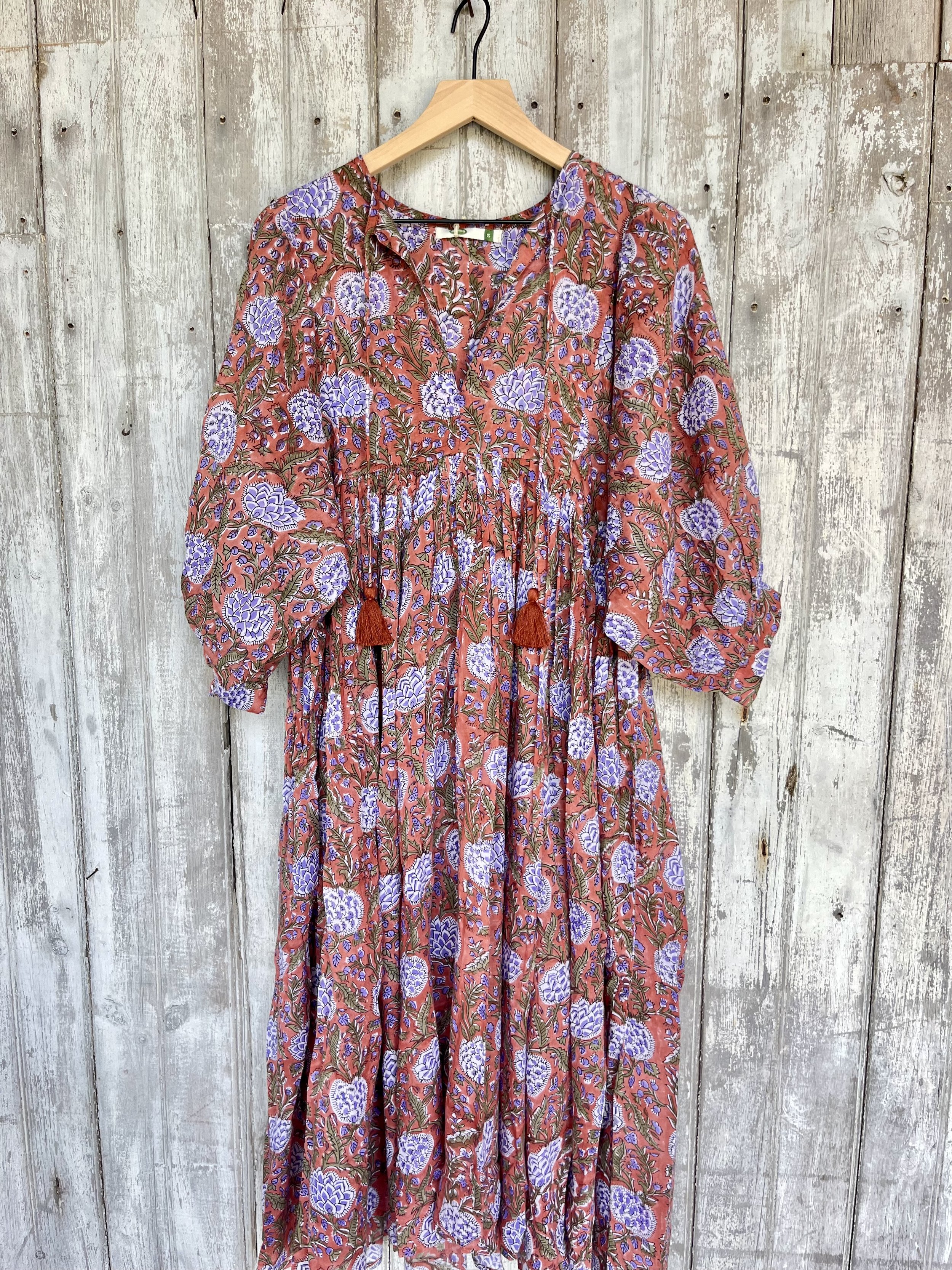 Wander Rust Midi Dress