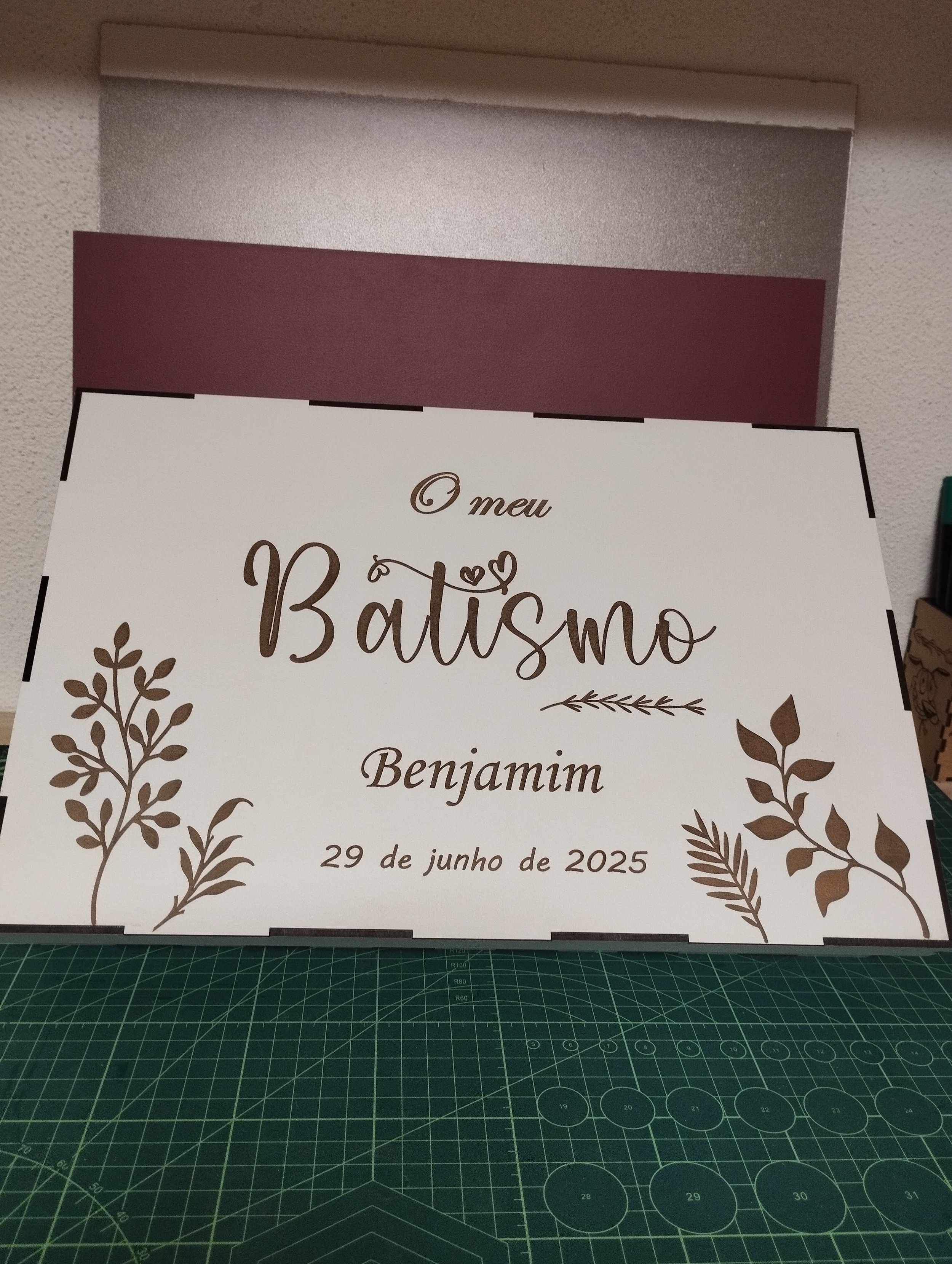 484 Caixa de Batismo - 38*25*A7cm