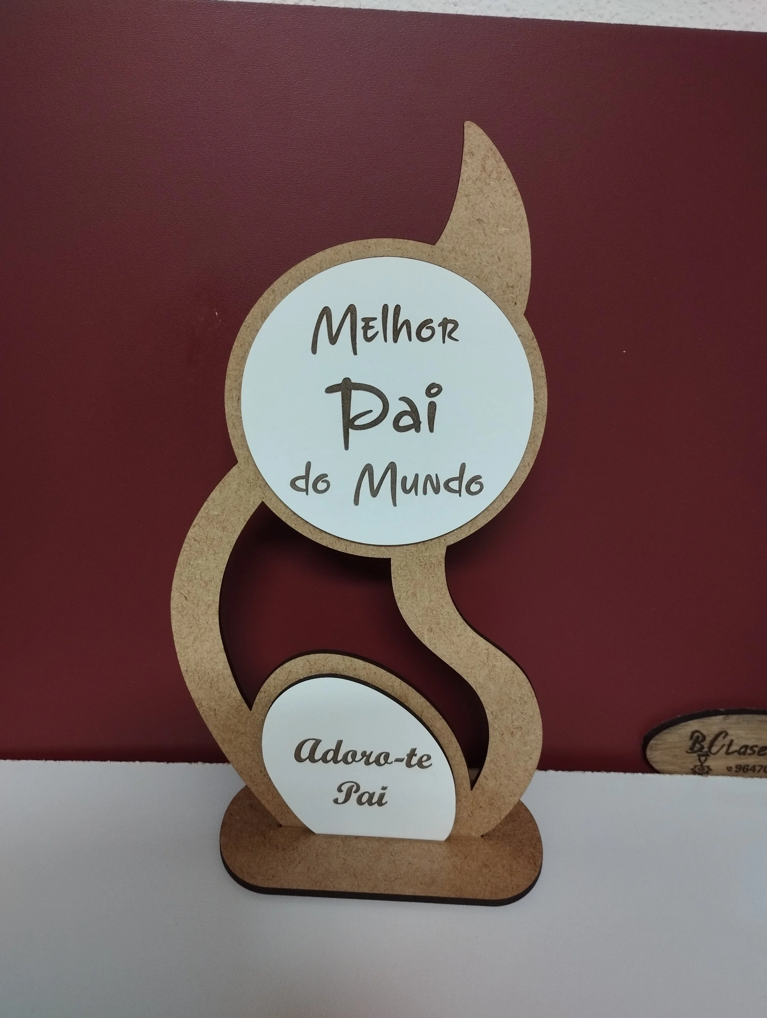 528 Troféu Melhor Pai - 13*A25cm
