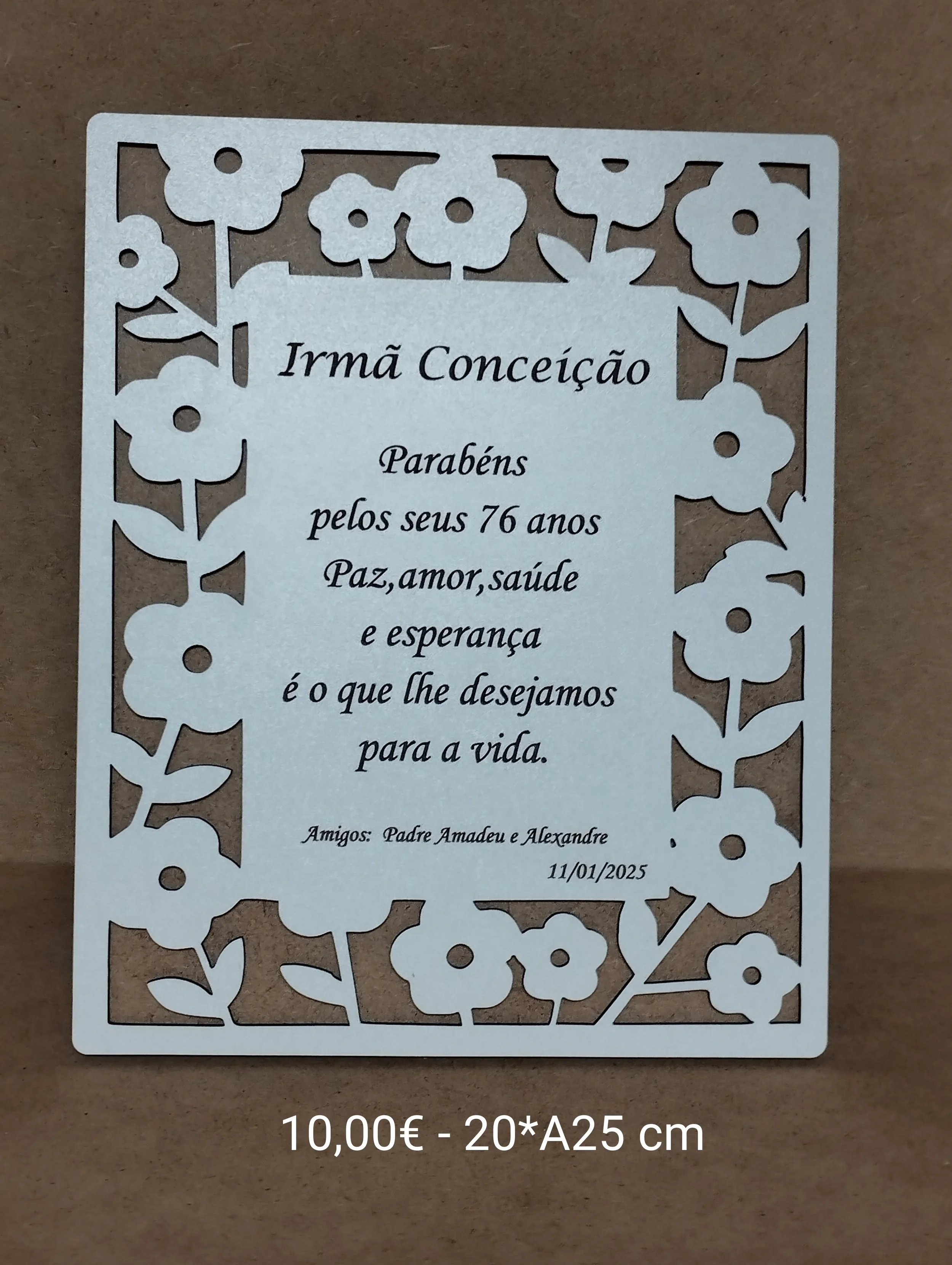 533 Lemb. para aniversário - 20*A25cm
