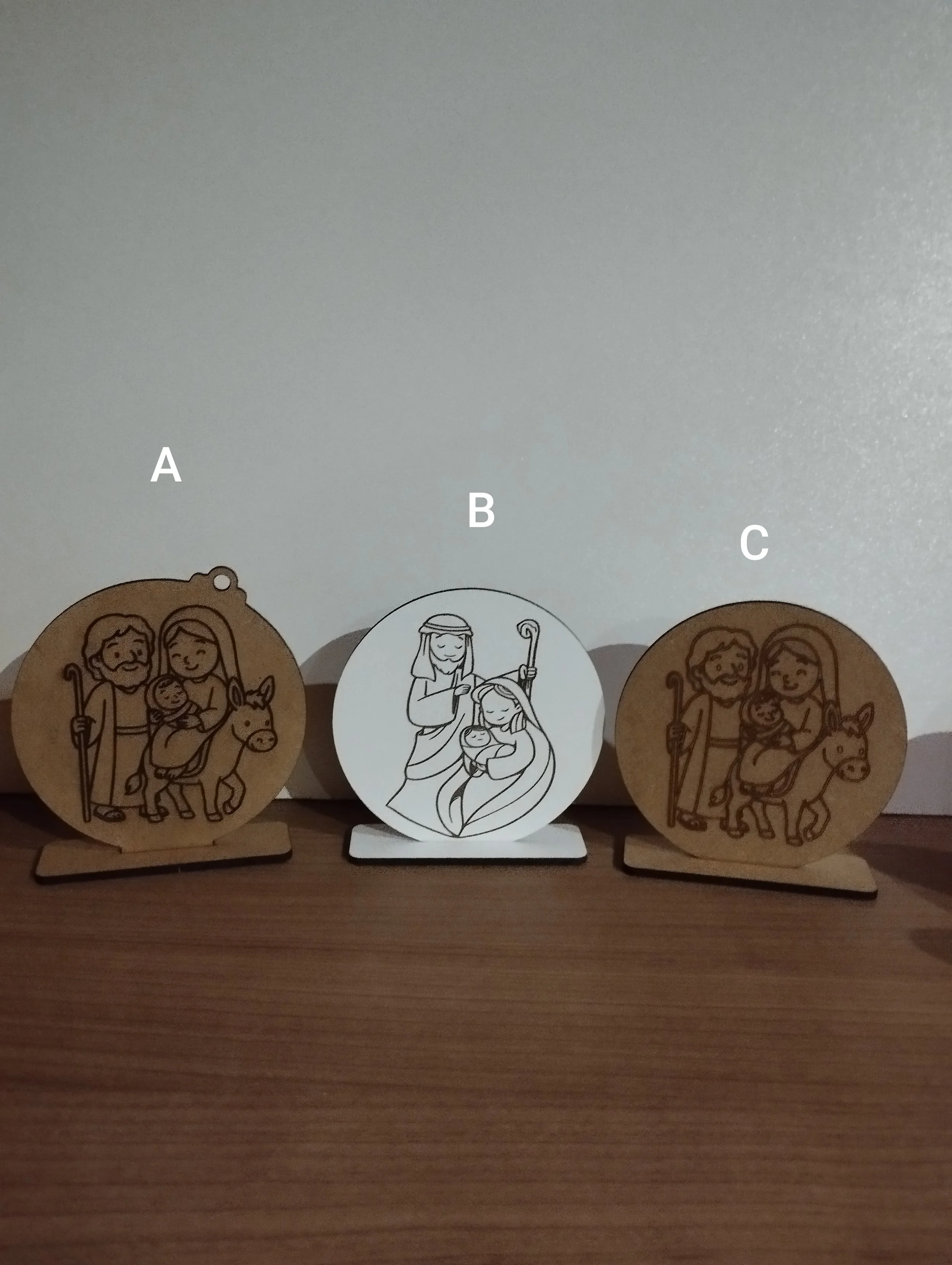 462 Bolas com presépios - 10cm