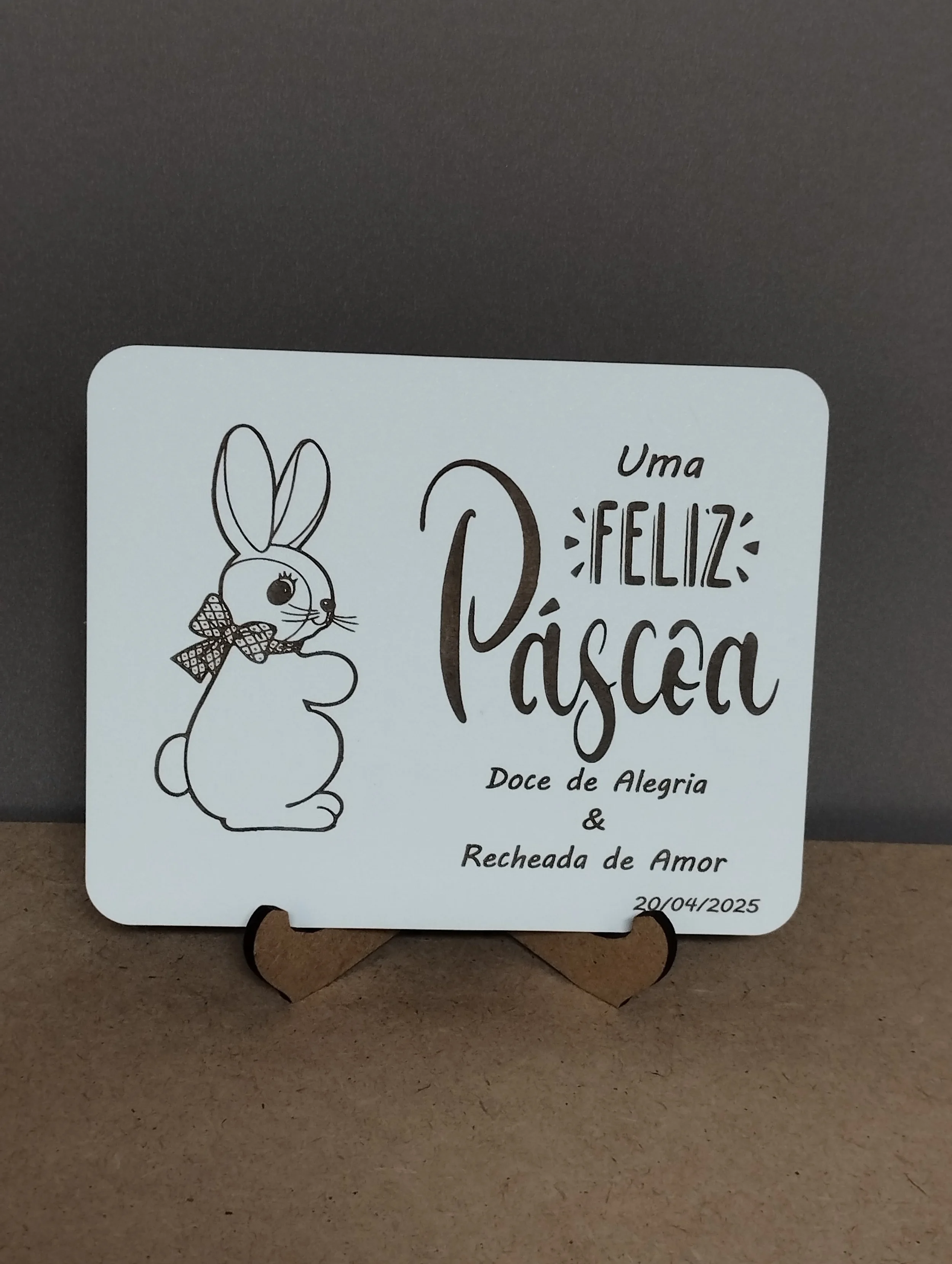 517 Lemb. Feliz Páscoa - 15*A12cm