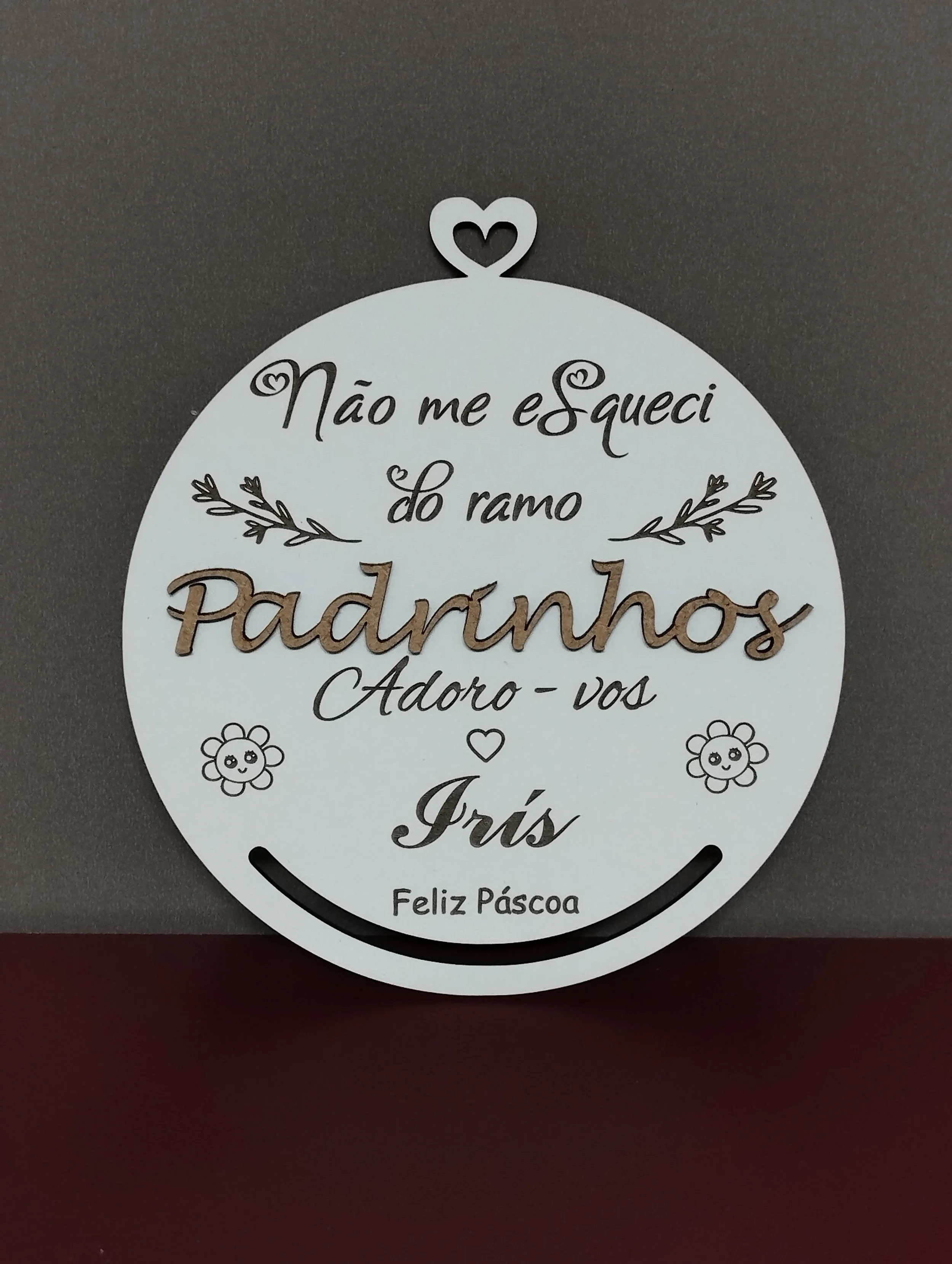 519 Lemb. para Padrinhos - 15cm